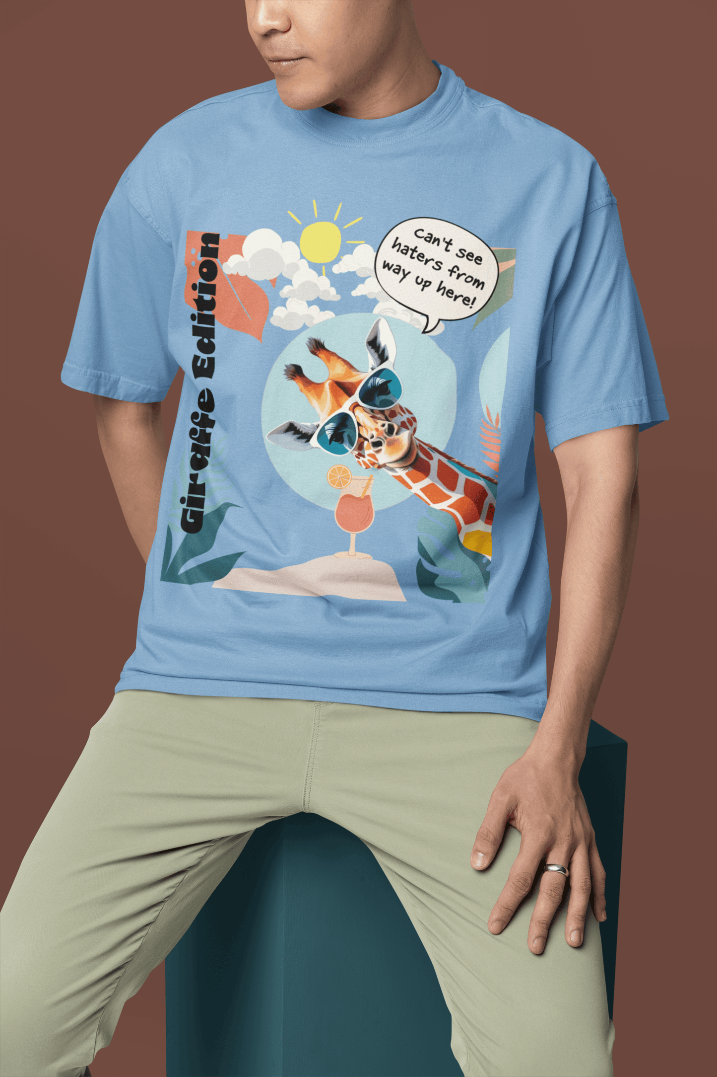 Giraffe Edition Oversized T-Shirt | The OddBall Wagon