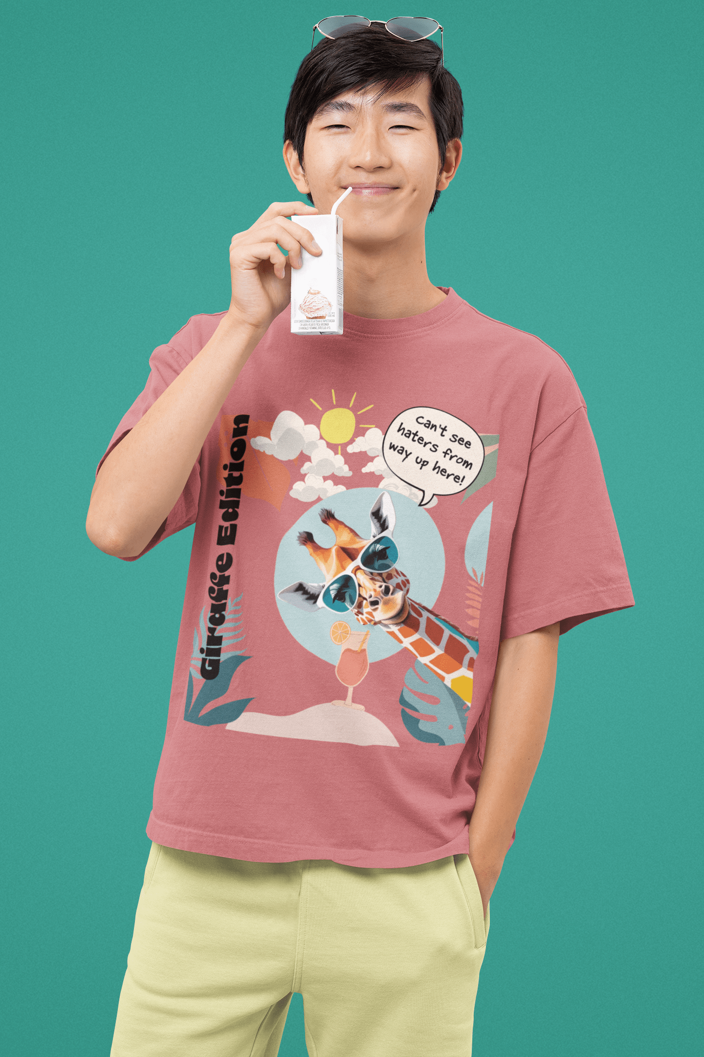Giraffe Edition Oversized T-Shirt | The OddBall Wagon