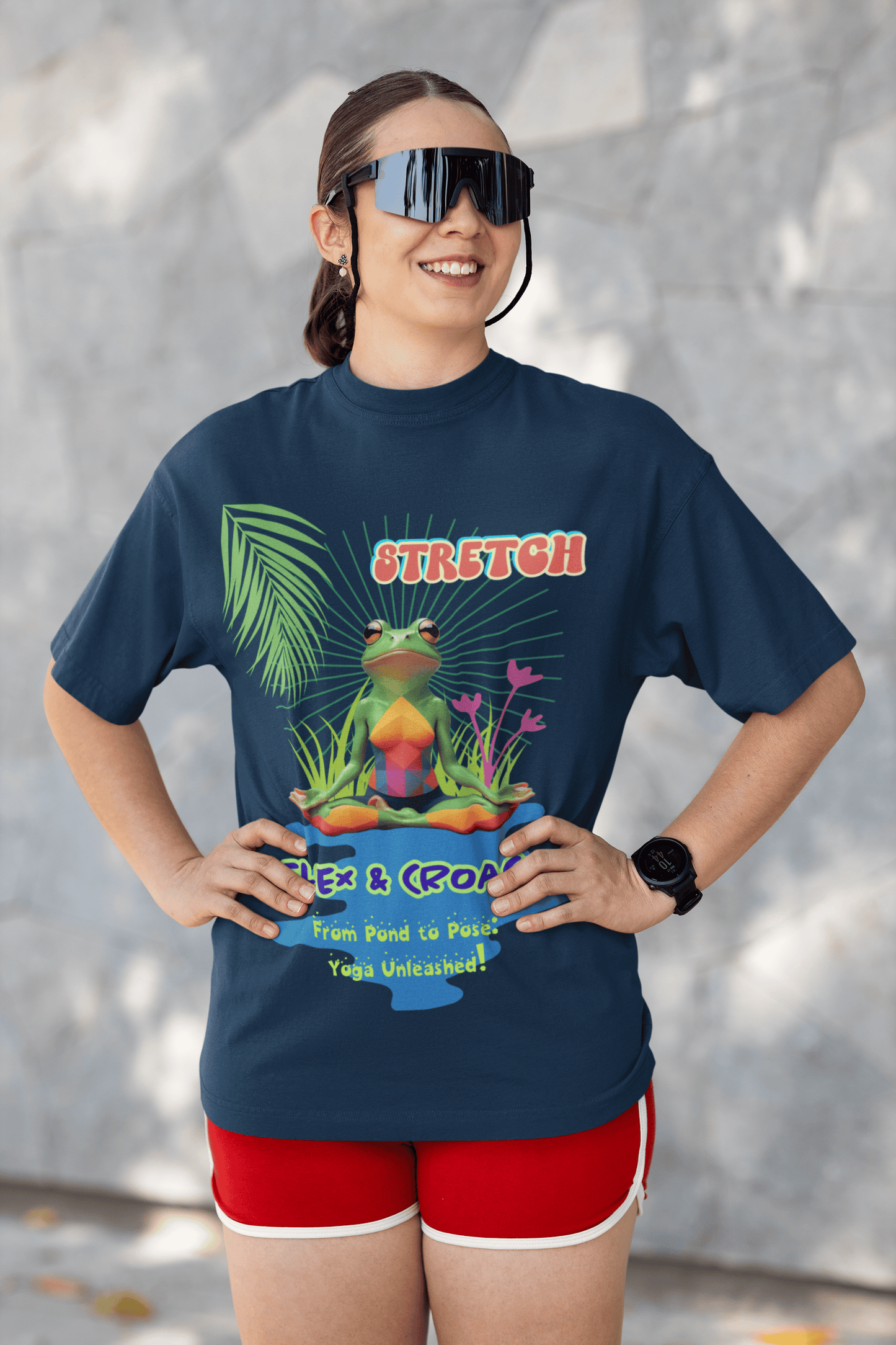 Stretch, Flex & Croak YogaT-Shirt | The OddBall Wagon