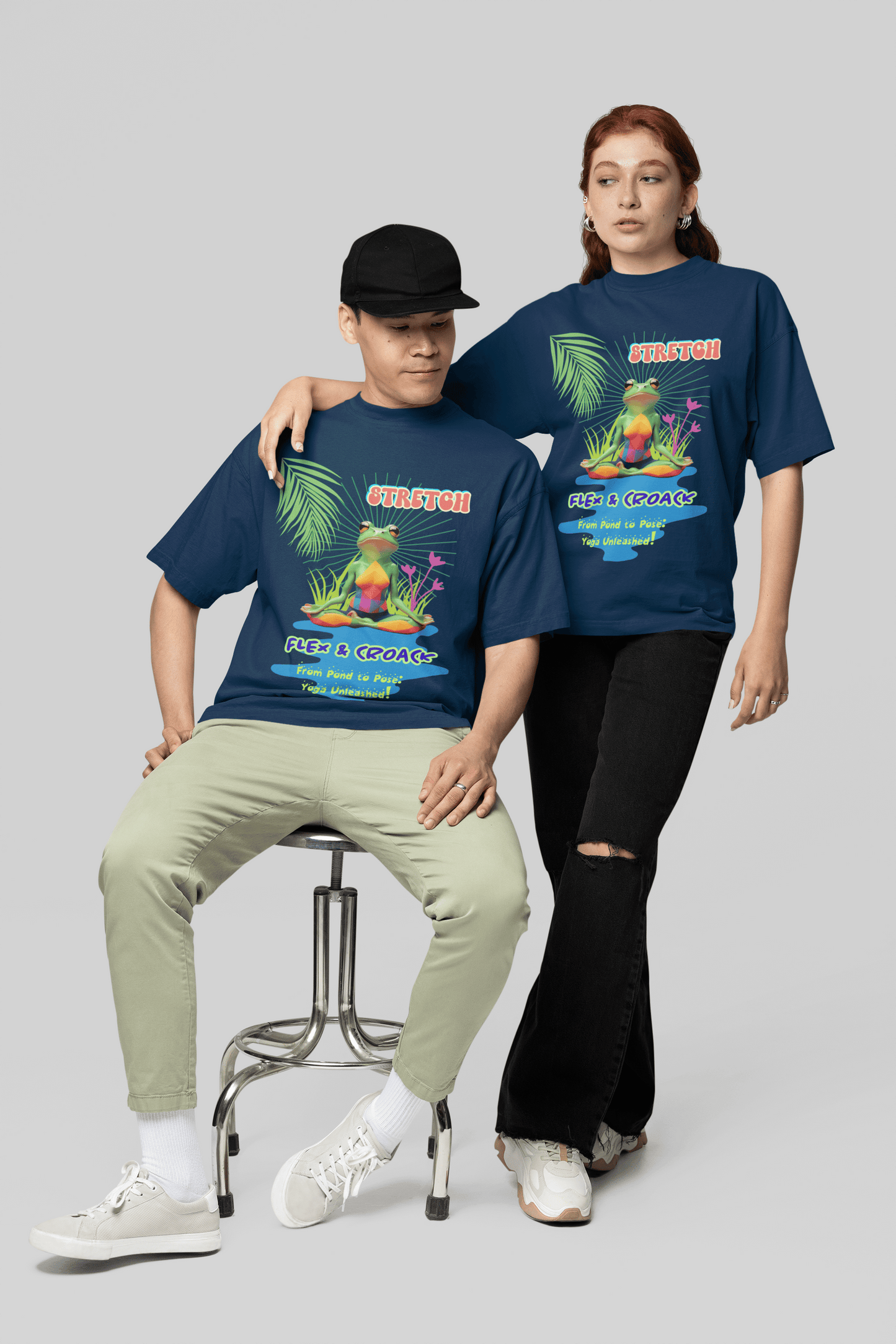 Stretch, Flex & Croak YogaT-Shirt | The OddBall Wagon