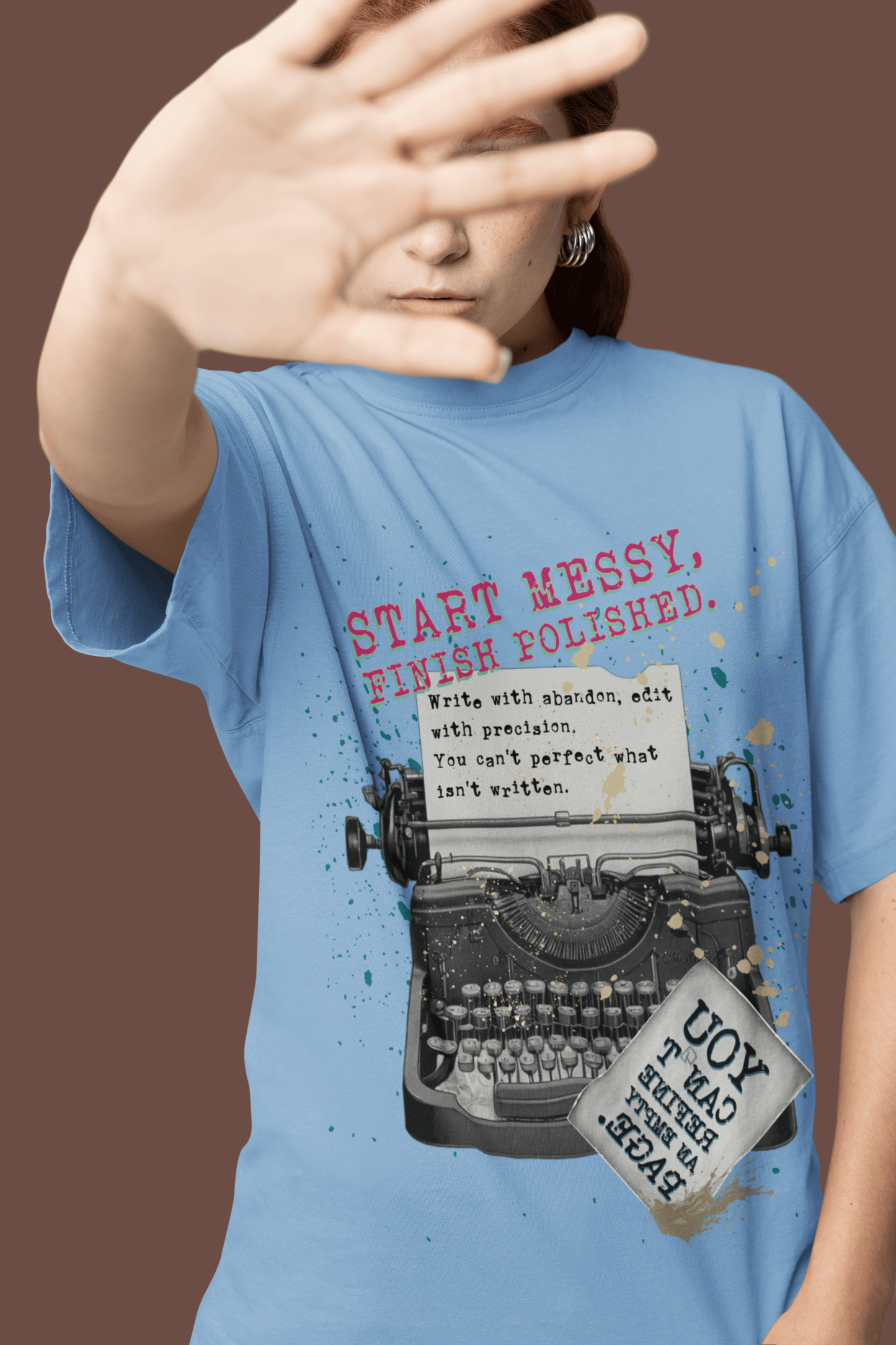 Start Messy, Finish Polished Oversized T-Shirt | The OddBall Wagon