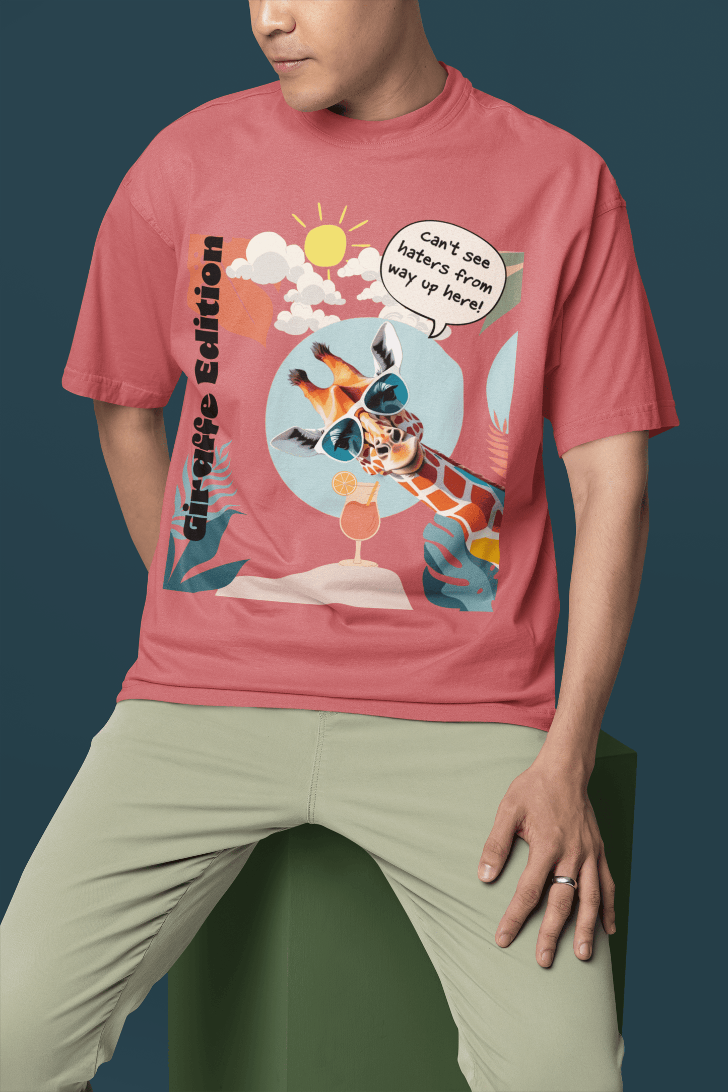 Giraffe Edition Oversized T-Shirt | The OddBall Wagon