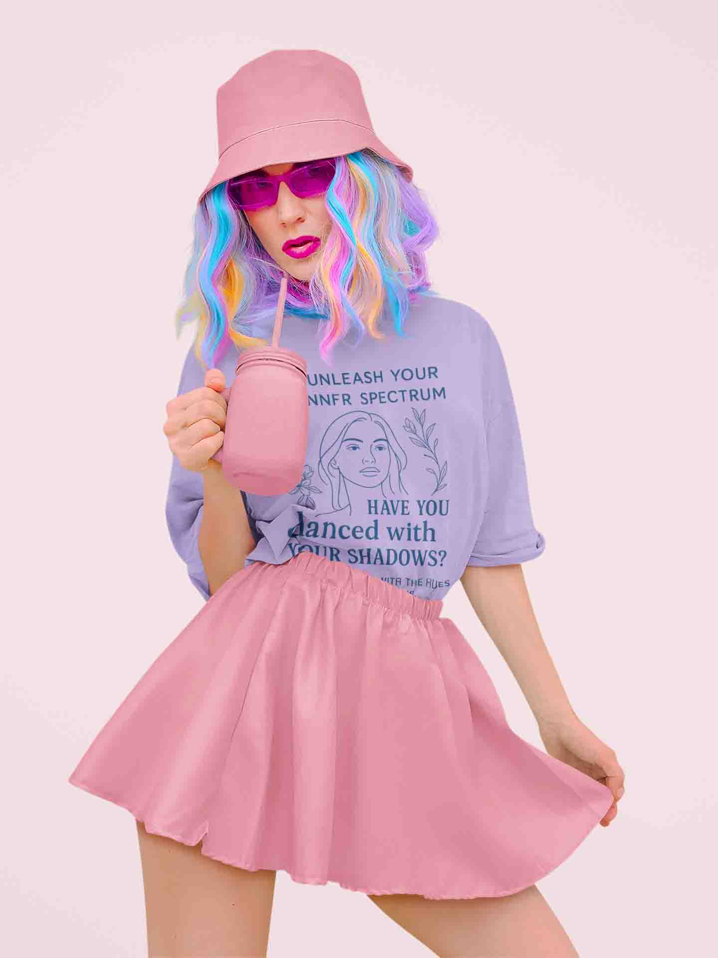 Unleash Your Inner Spectrum - Women Oversized Tee