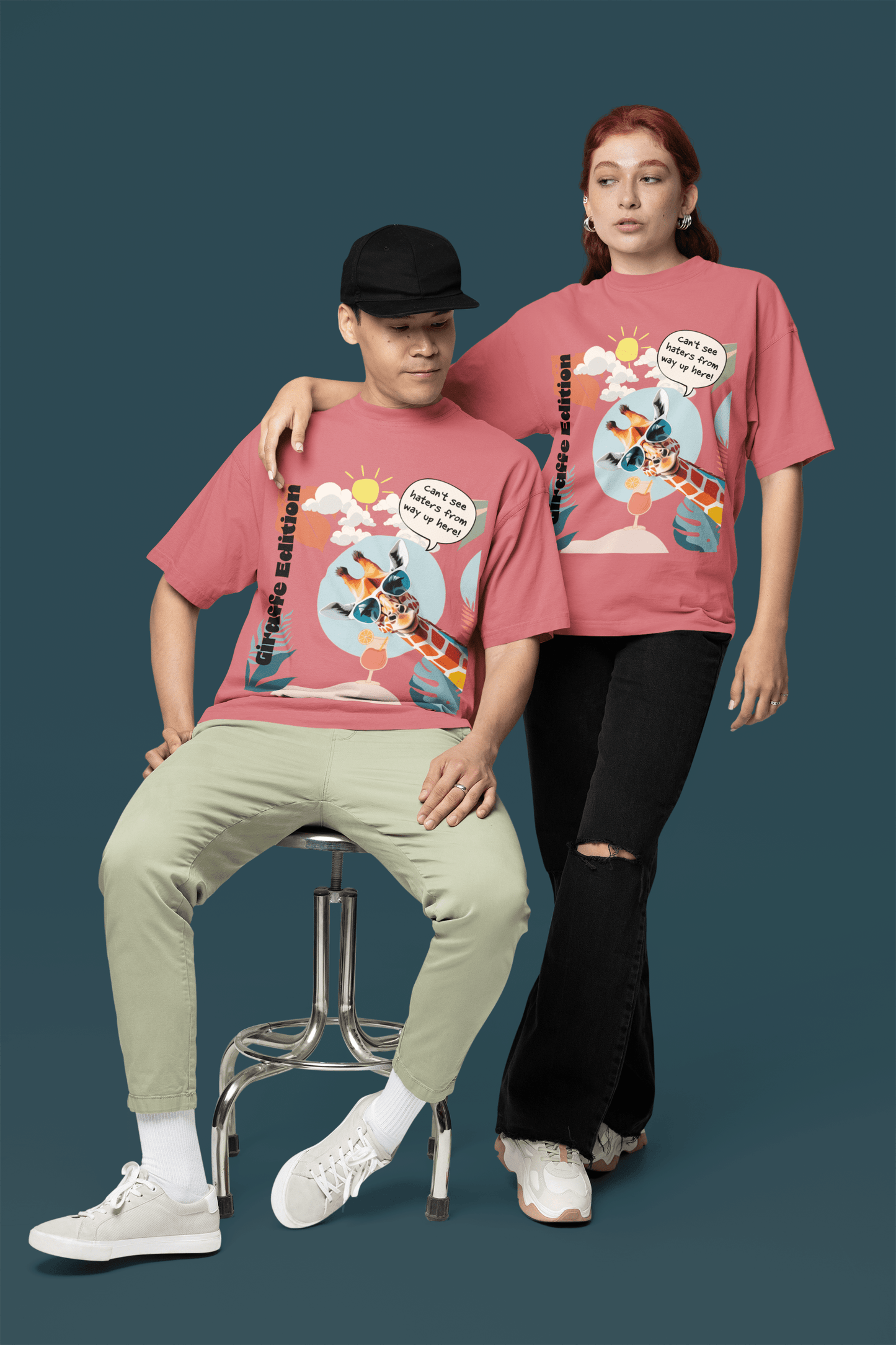 Giraffe Edition Oversized T-Shirt | The OddBall Wagon