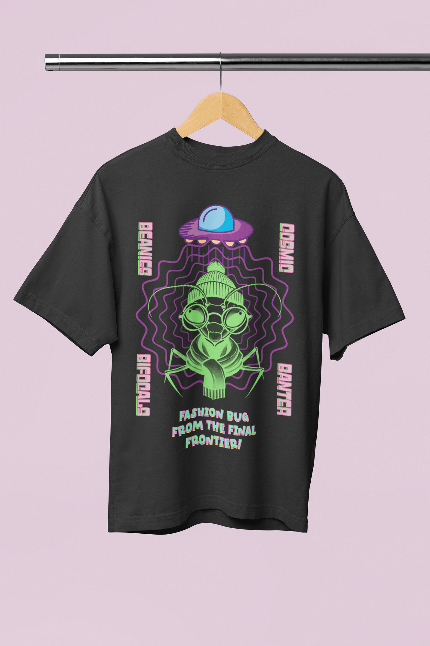Cosmic Bug Oversized T-Shirt | The OddBall Wagon