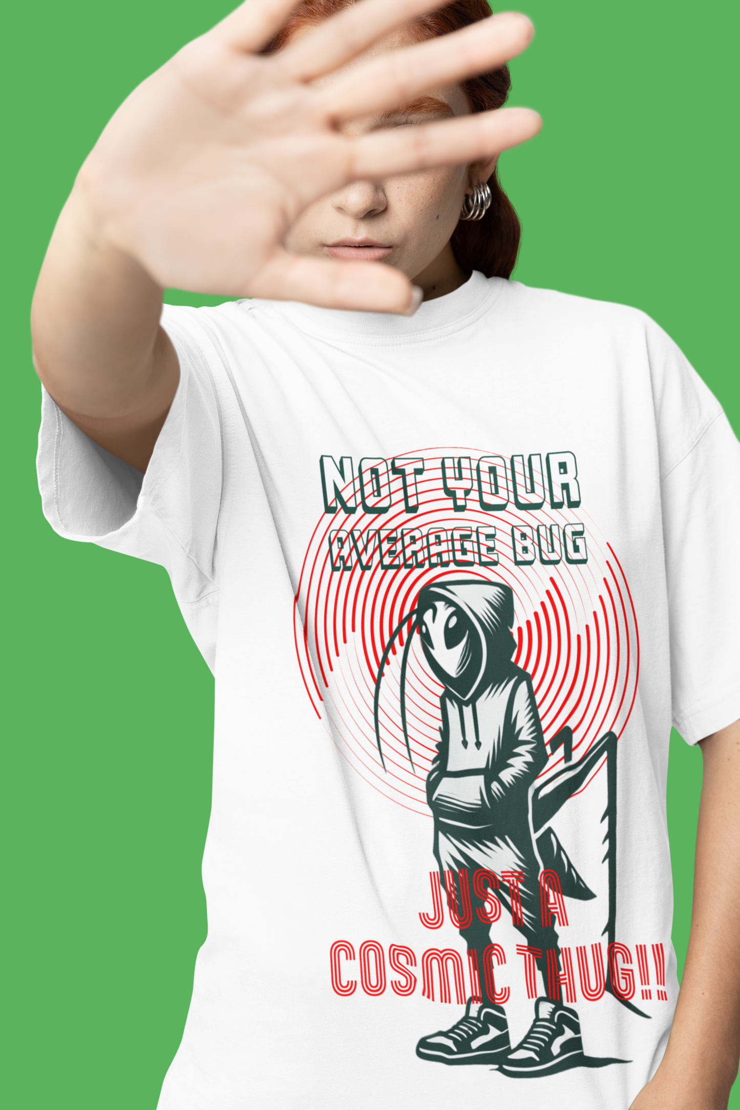 Not Your Average Bug Oversized T-Shirt | The OddBall Wagon