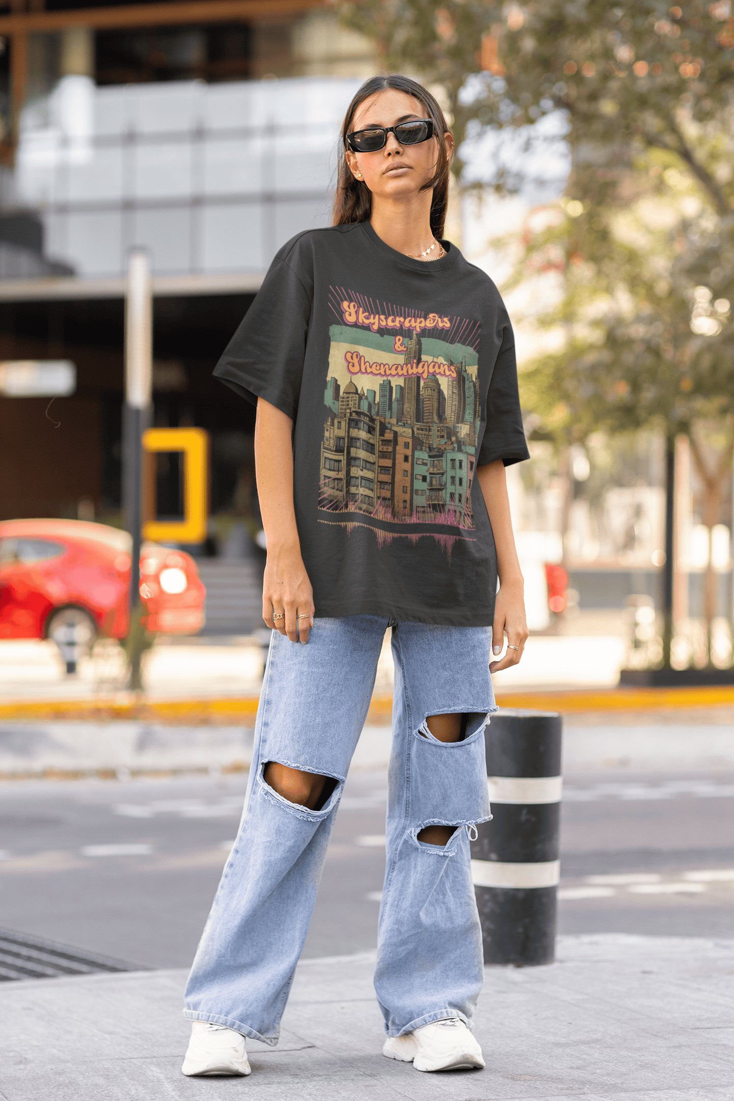 Urban Adventures Oversized T-Shirt | The OddBall Wagon