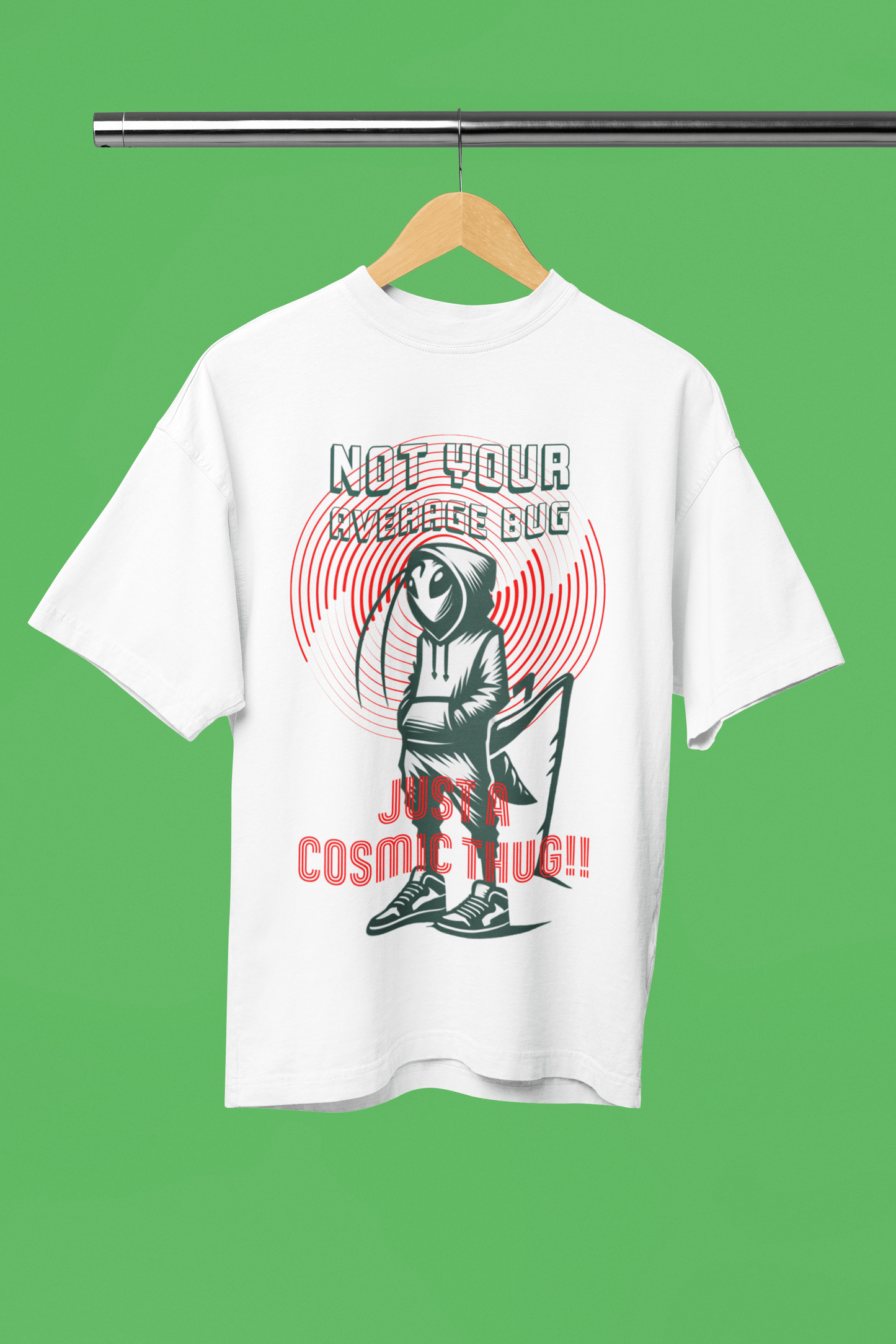 Not Your Average Bug Oversized T-Shirt | The OddBall Wagon