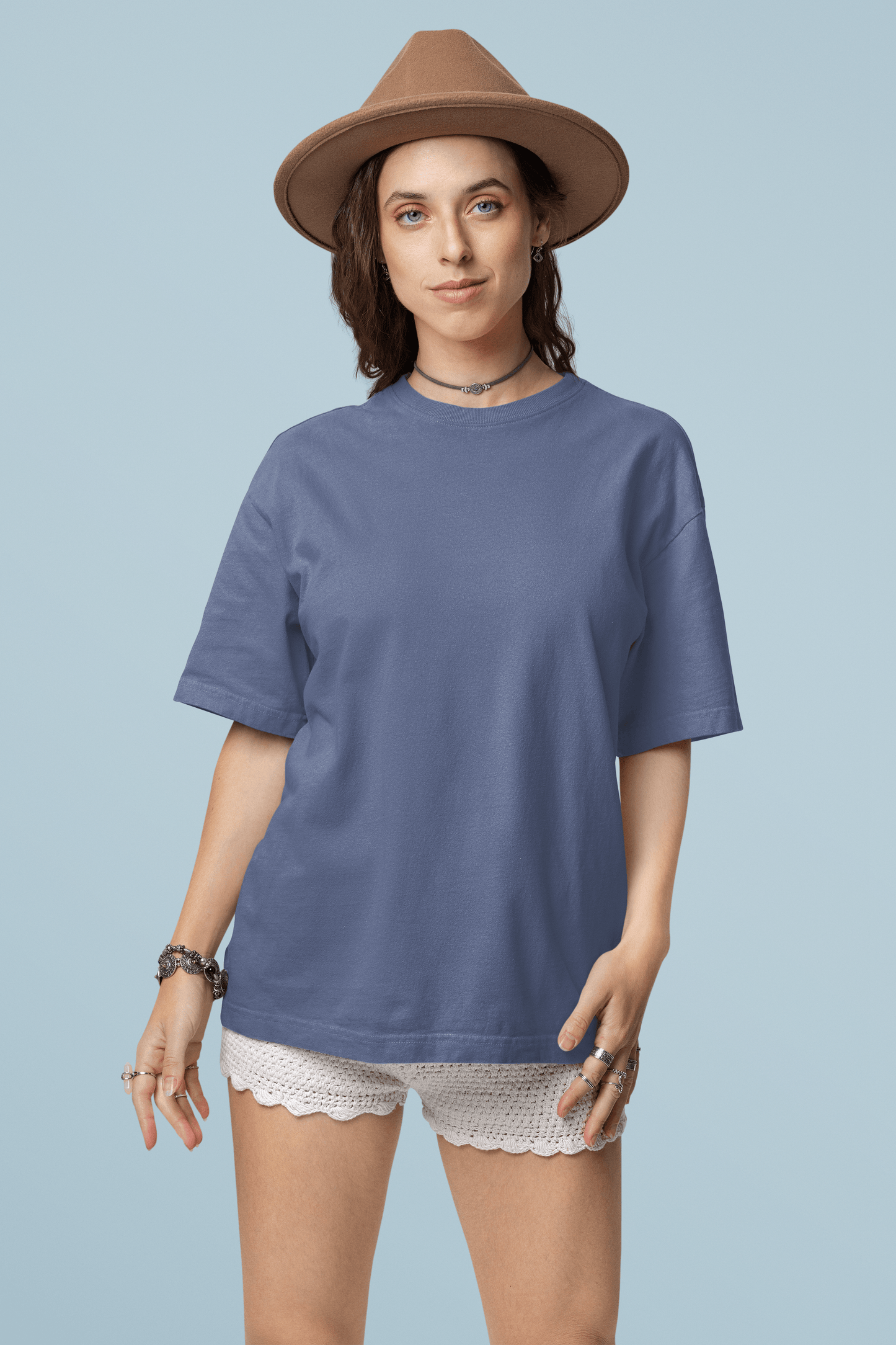 Women’s Oversized T-Shirt – Steel Grey