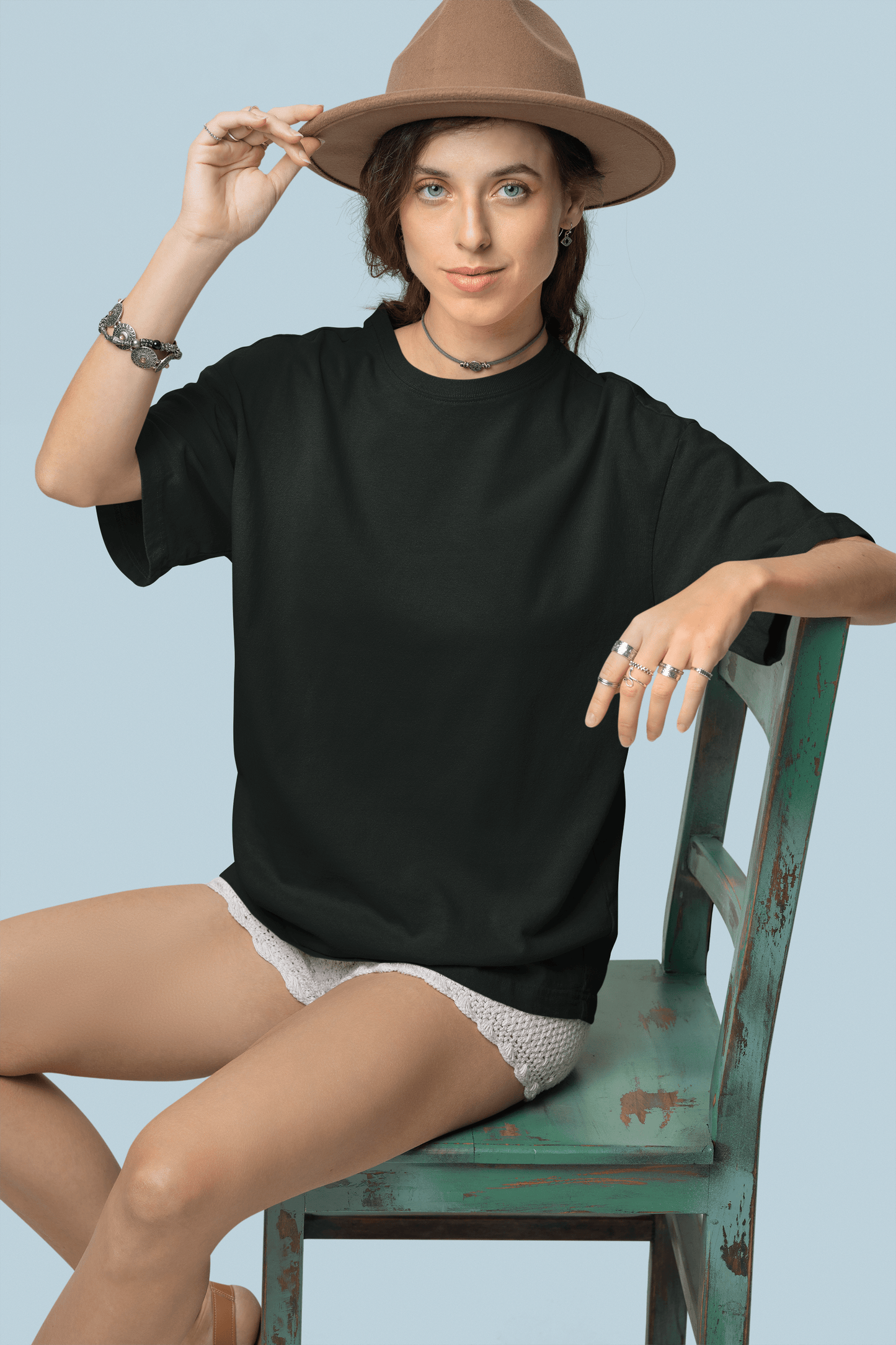 Women’s Oversized T-Shirt – Bottle Green