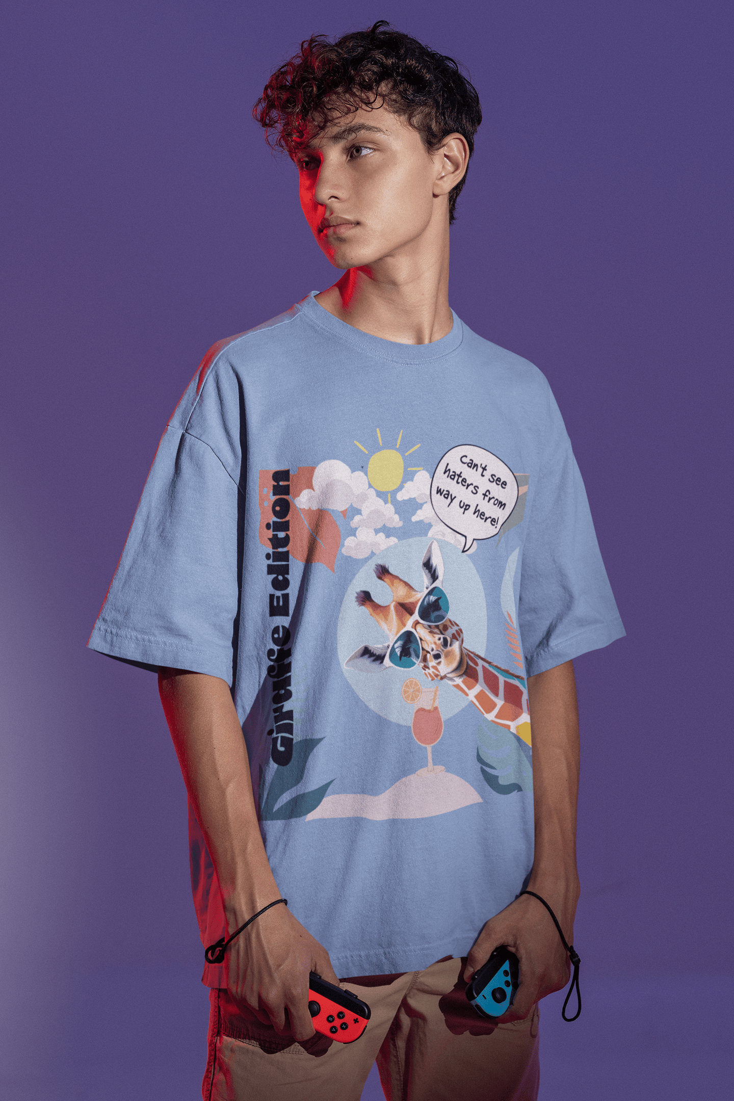 Giraffe Edition Oversized T-Shirt | The OddBall Wagon