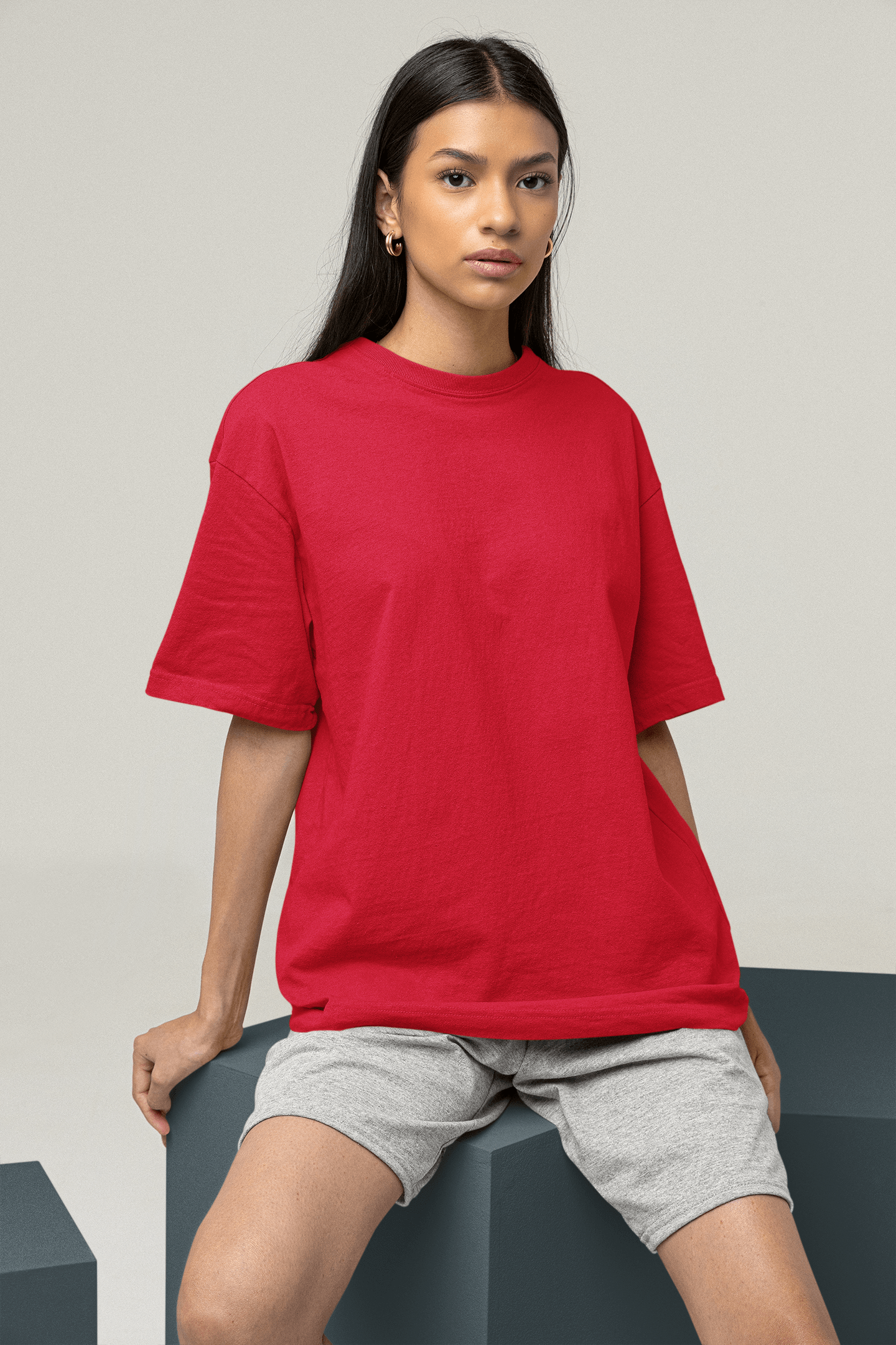 Women’s Oversized T-Shirt – Red