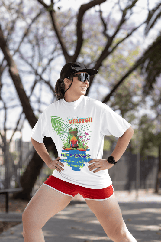 Stretch, Flex & Croak Yoga T-Shirt | The OddBall Wagon