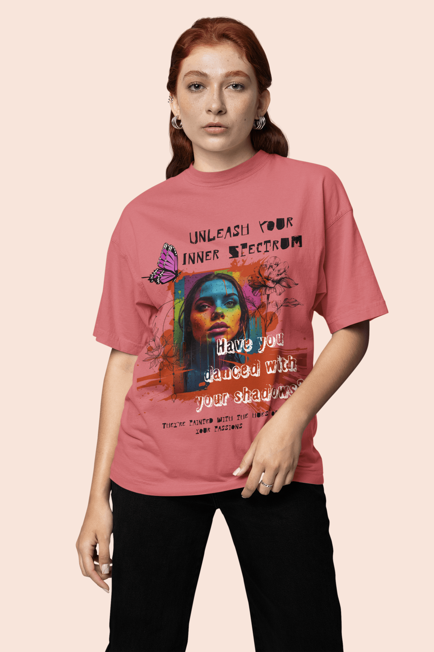 Unleash Your Inner Spectrum Oversized T-Shirt | The OddBall Wagon