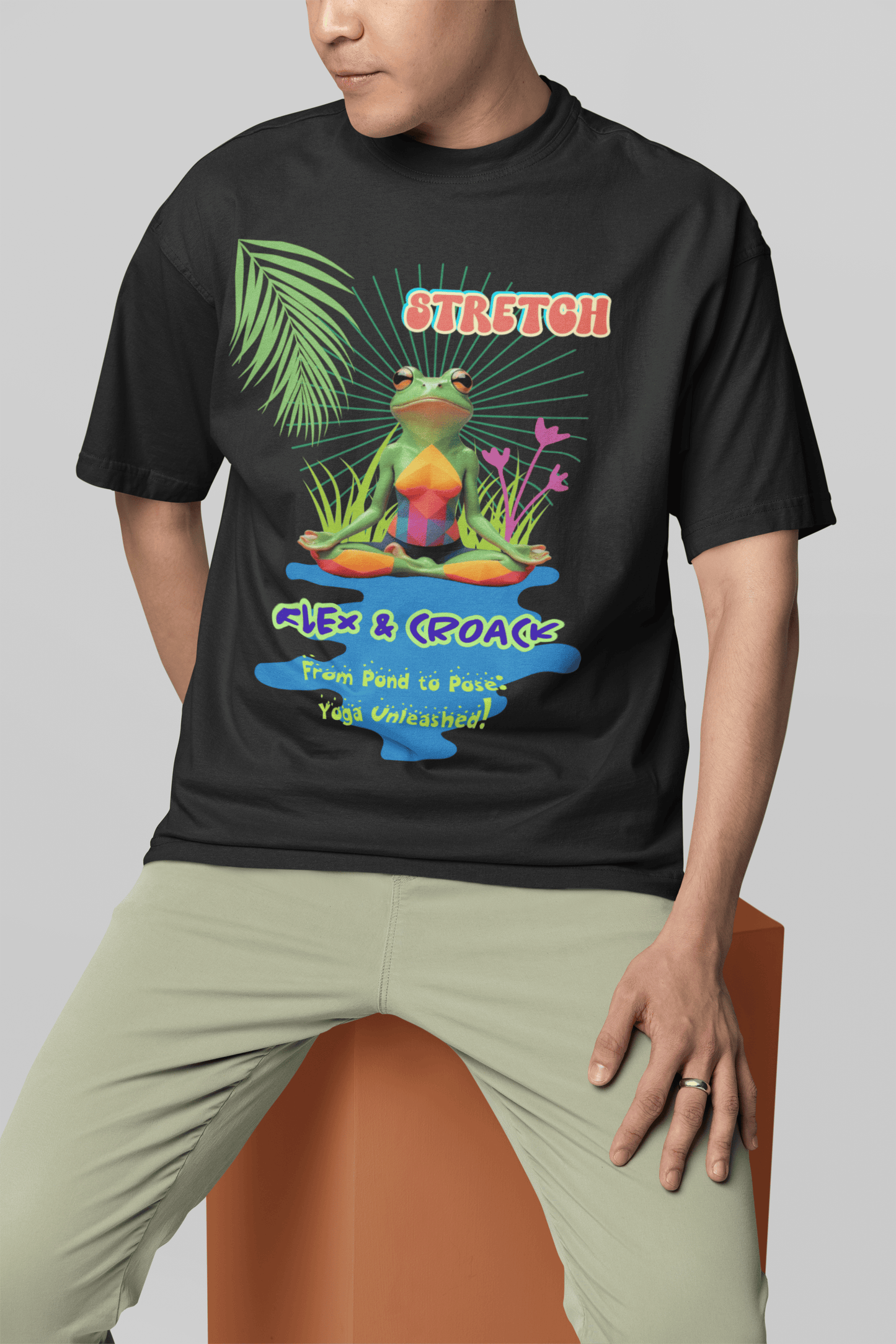 Stretch, Flex & Croak Yoga T-Shirt | The OddBall Wagon