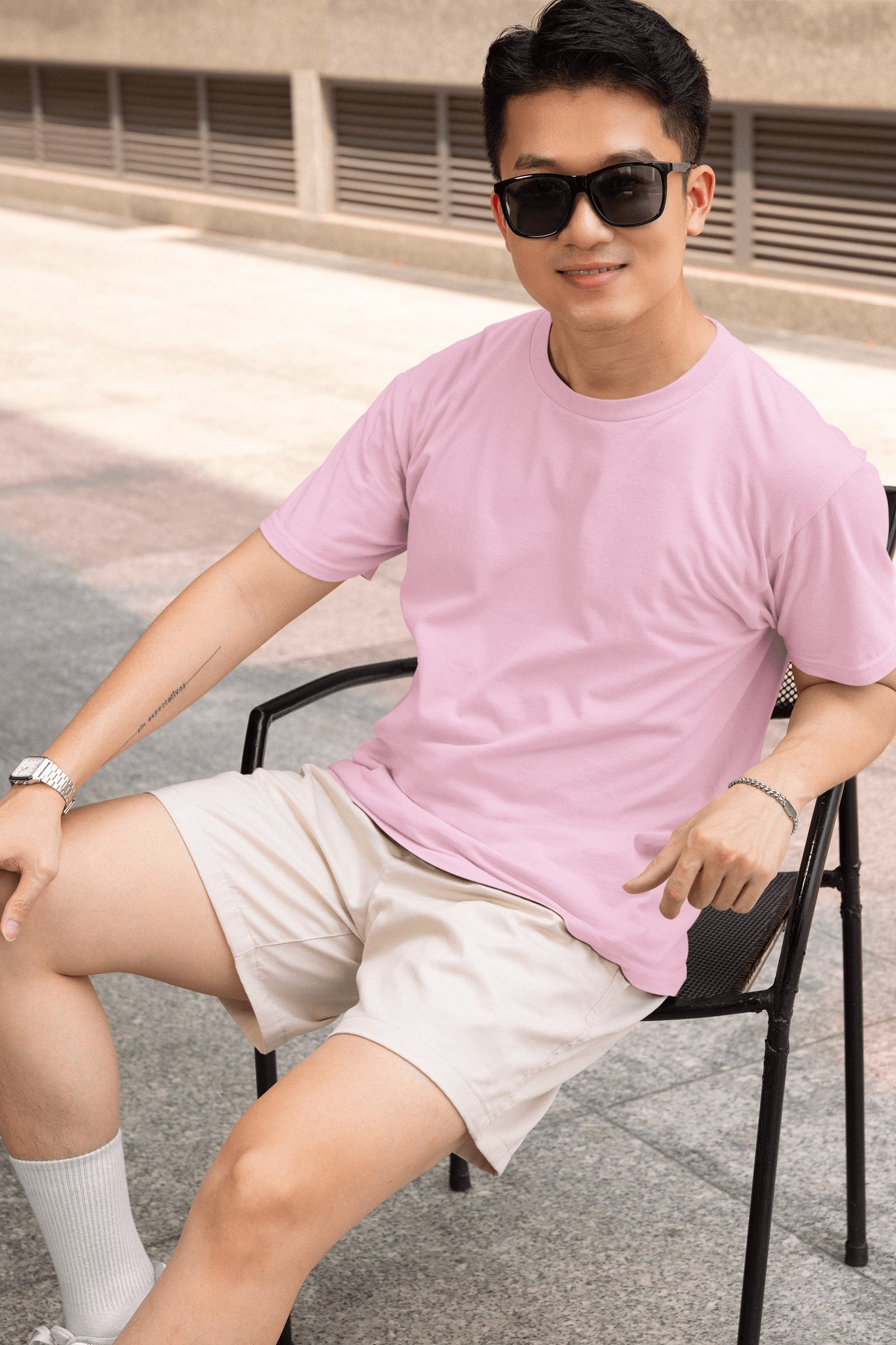 Men's Classic Fit T-Shirt - Light Pink | The OddBall Wagon