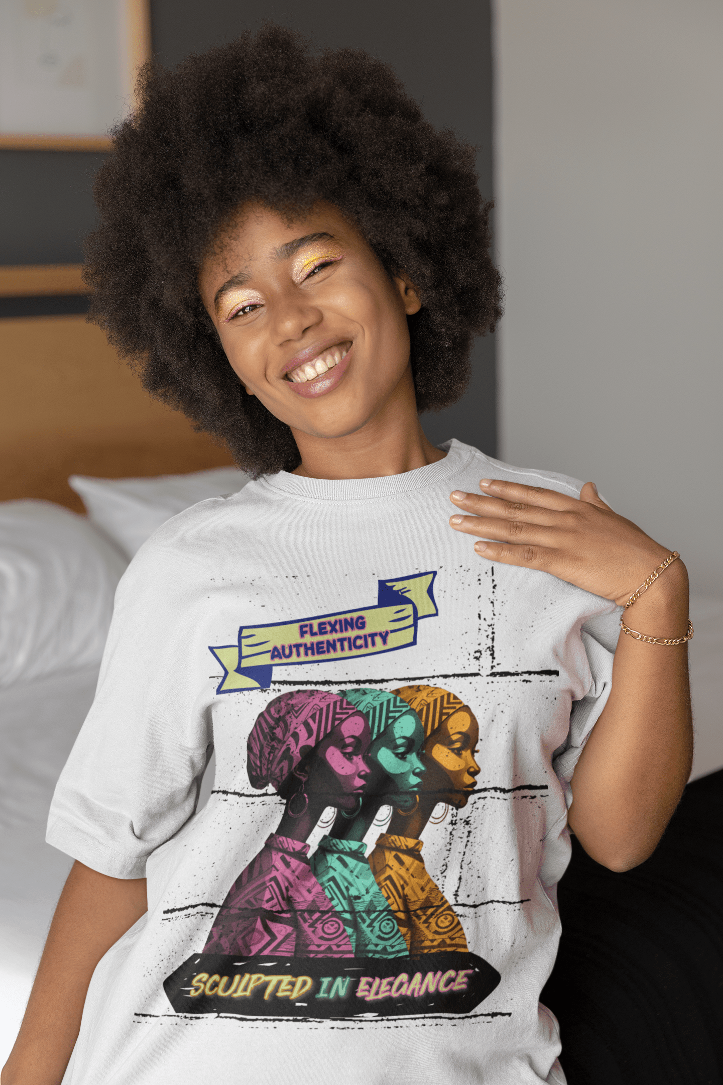 Flexing Authenticity Oversized T-Shirt | The OddBall Wagon