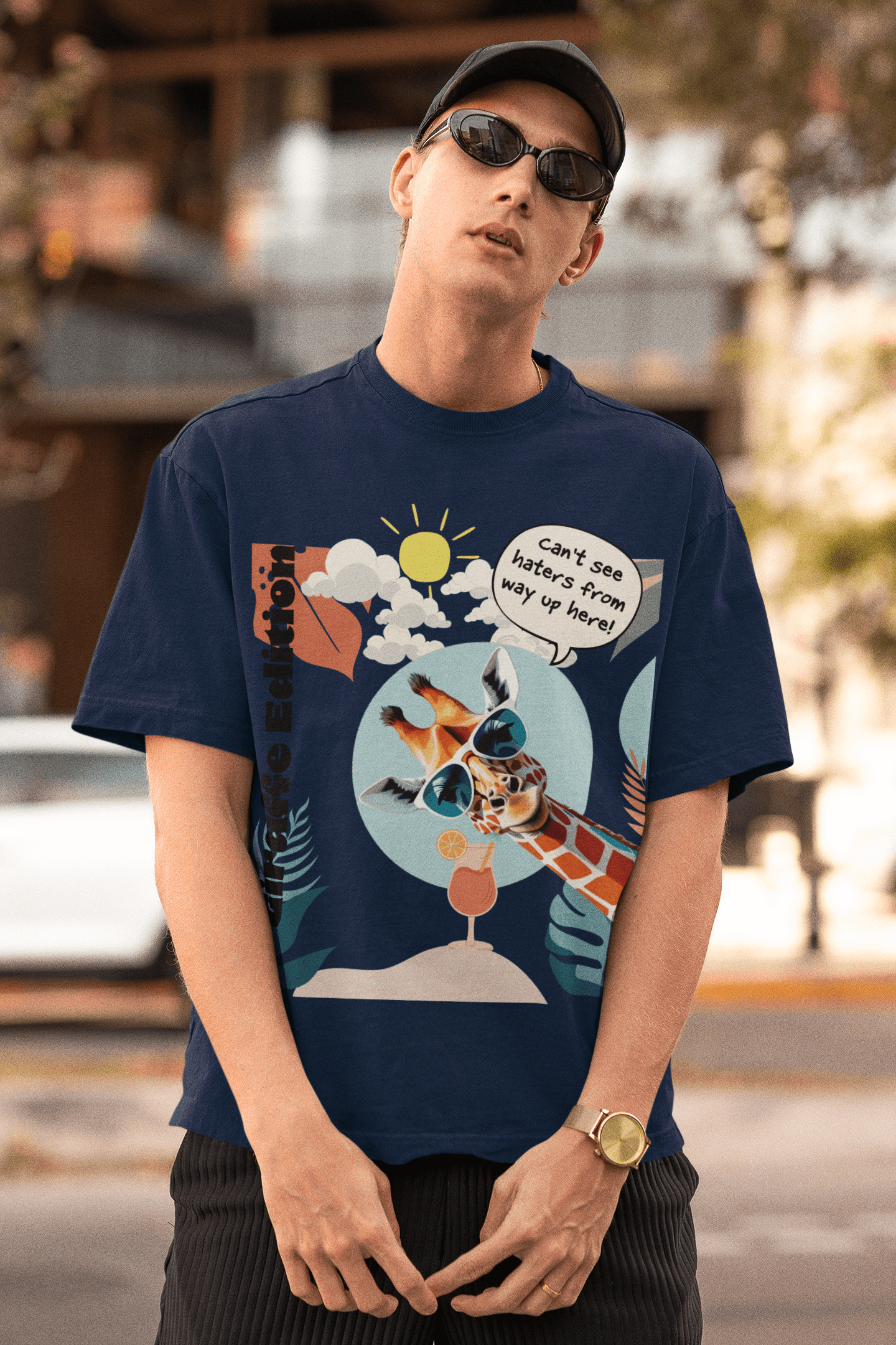 Giraffe Edition Oversized T-Shirt | The OddBall Wagon