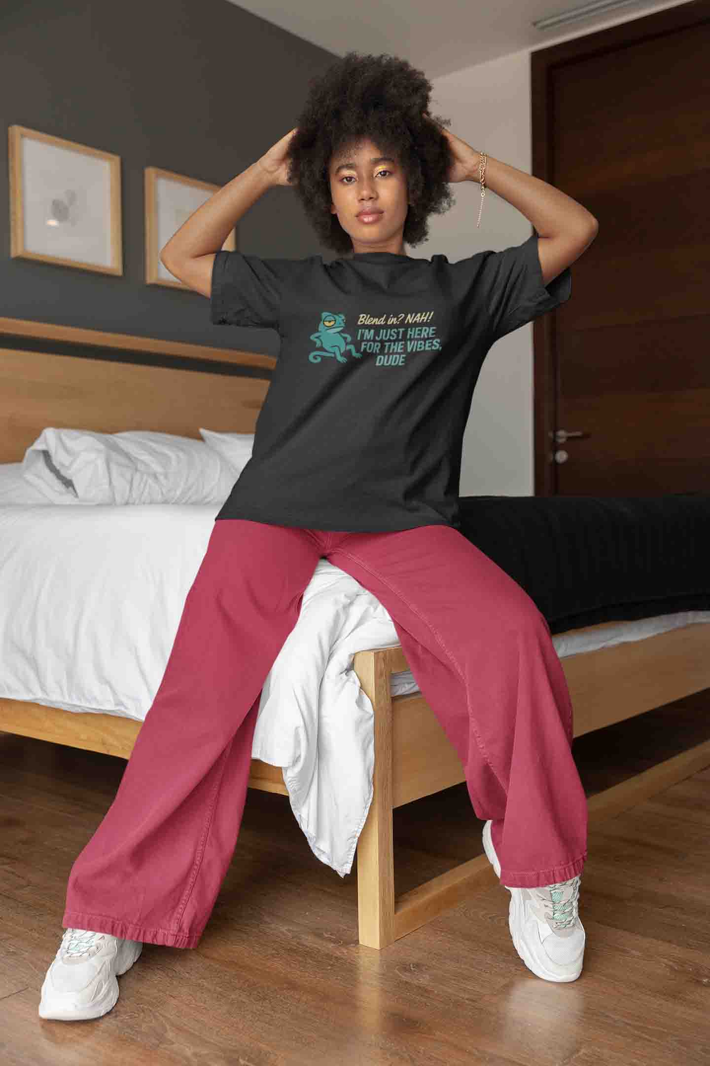 Blend In? Still? Women Oversized Tee