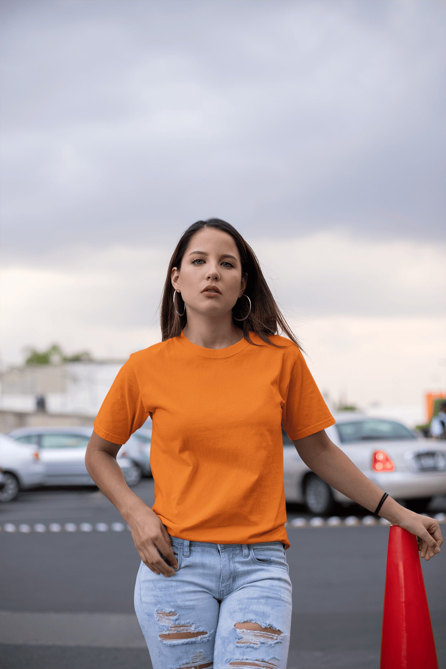 Women's Classic Fit T-Shirt - Orange | The OddBall Wagon