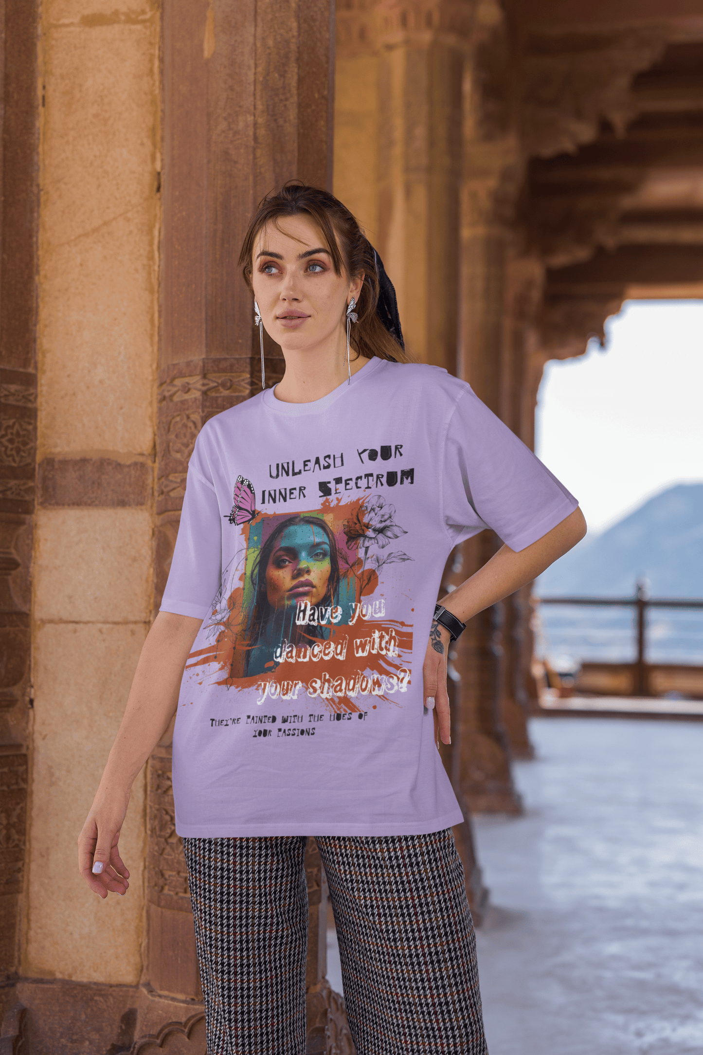 Unleash Your Inner Spectrum Oversized T-Shirt | The OddBall Wagon