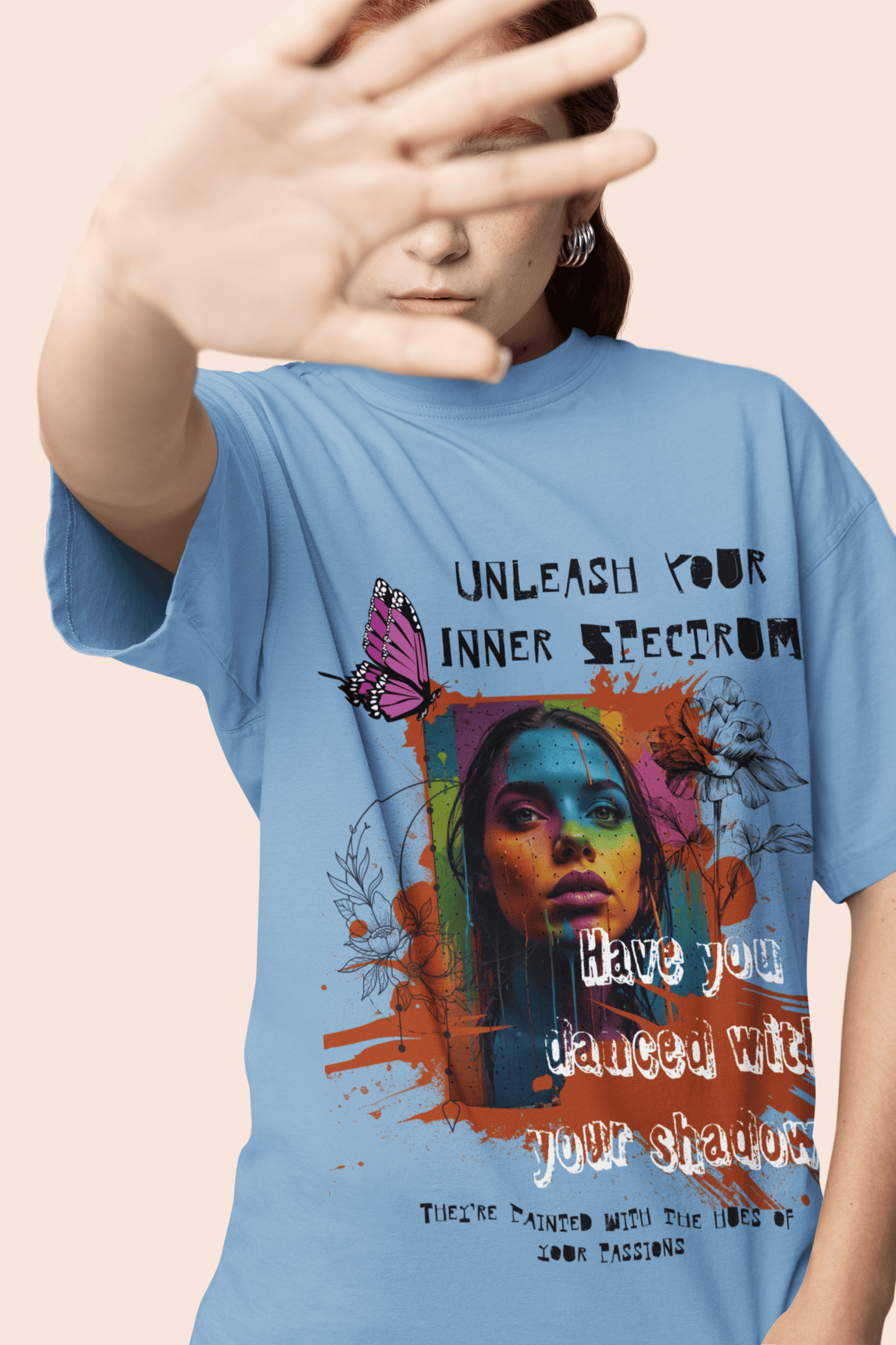 Unleash Your Inner Spectrum Oversized T-Shirt | The OddBall Wagon