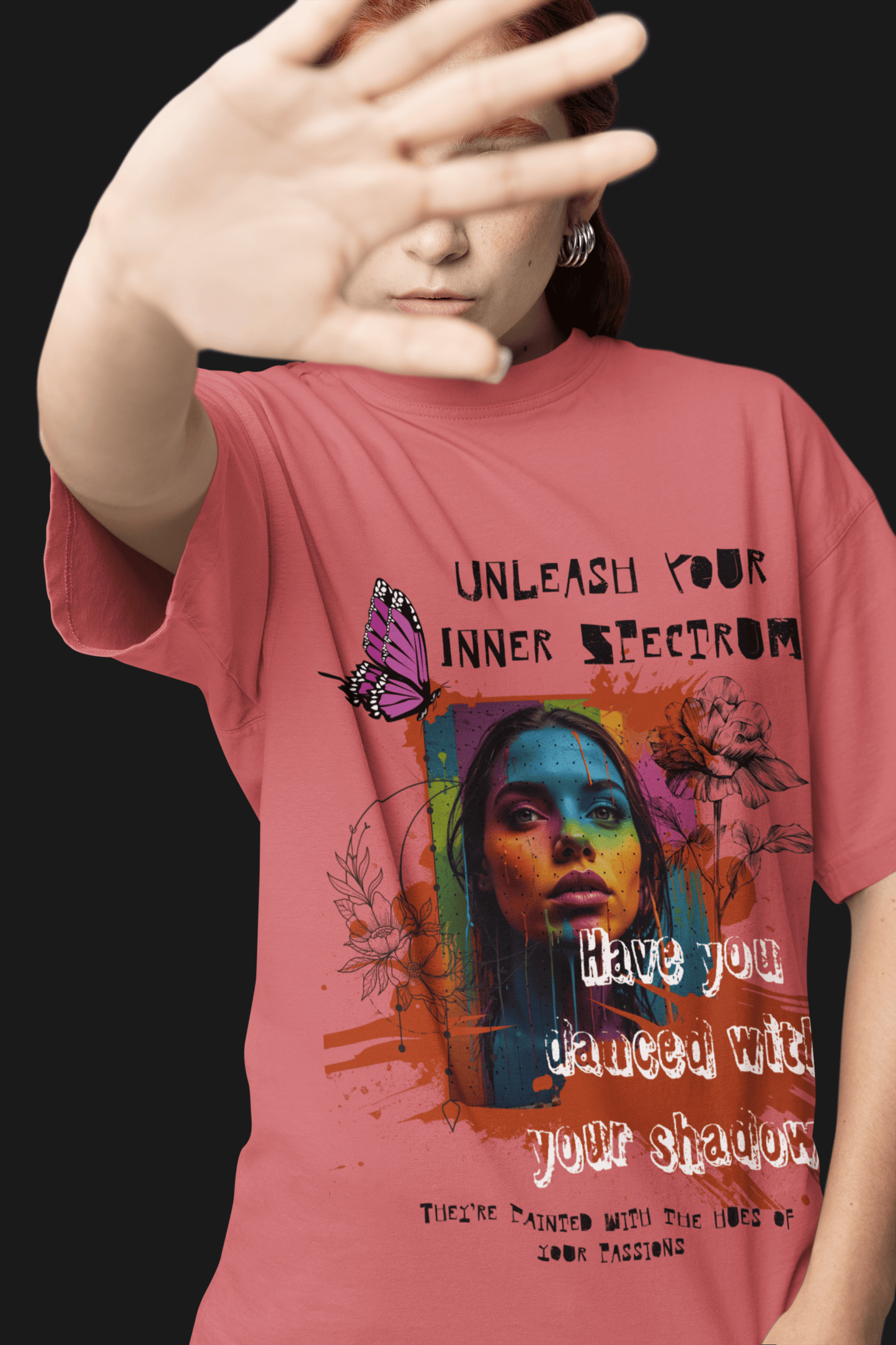 Unleash Your Inner Spectrum Oversized T-Shirt | The OddBall Wagon