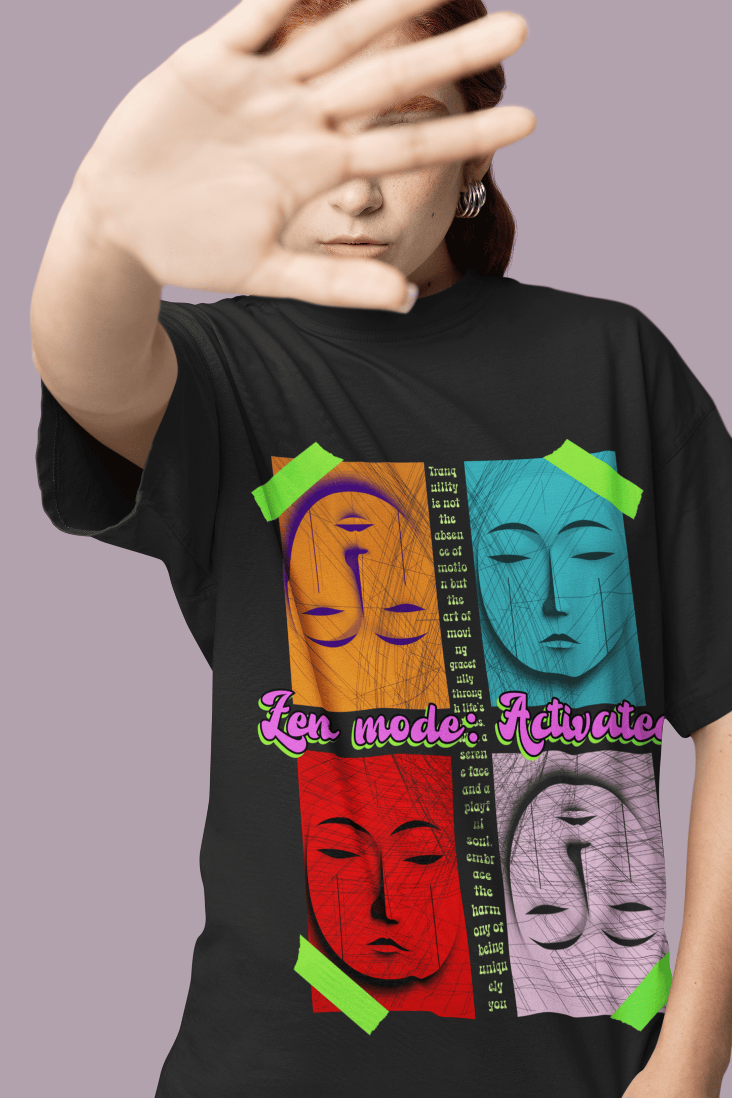 Zen Mode Oversized T-Shirt | The OddBall Wagon