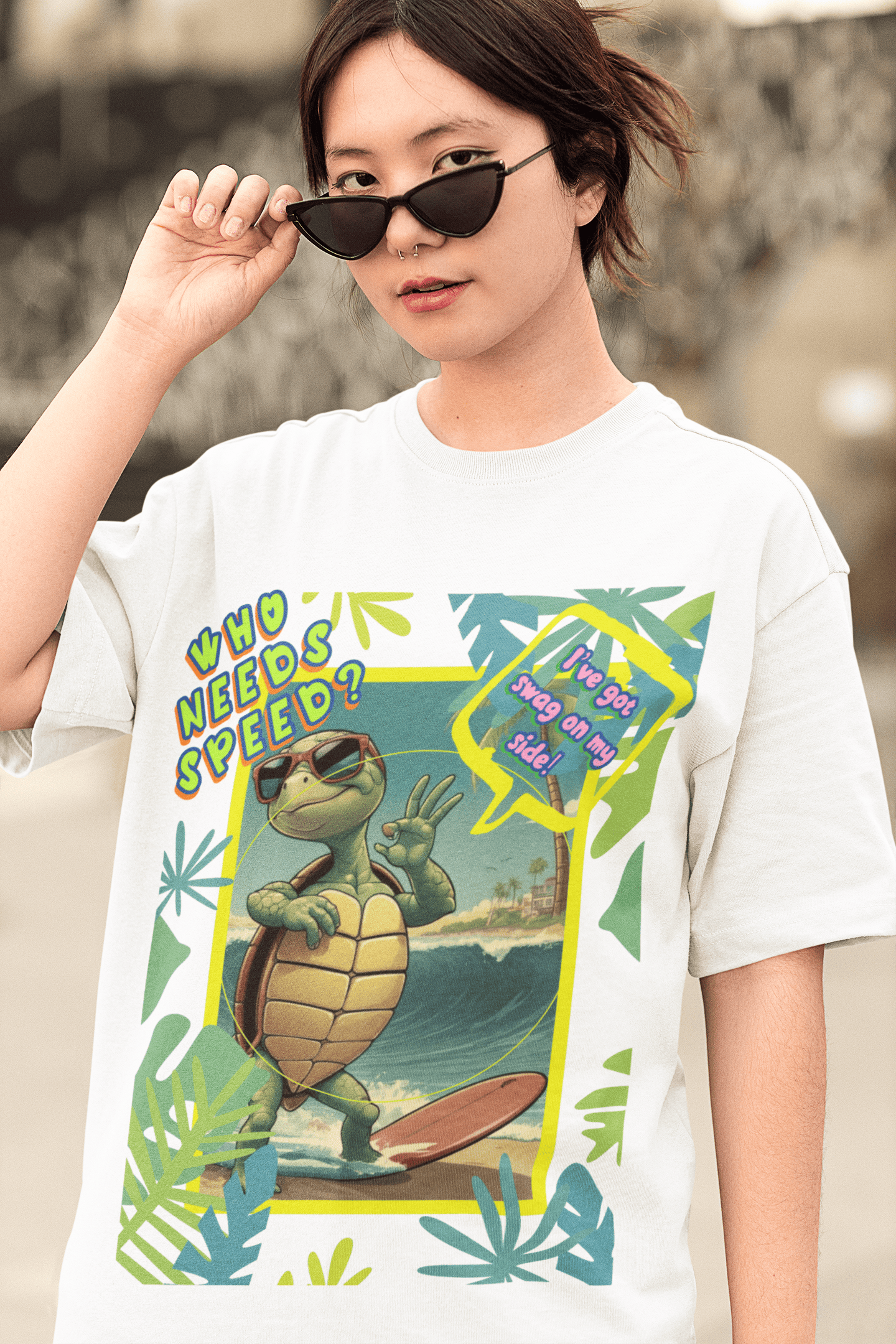 Who Needs Speed? Oversized T-Shirt | The OddBall Wagon