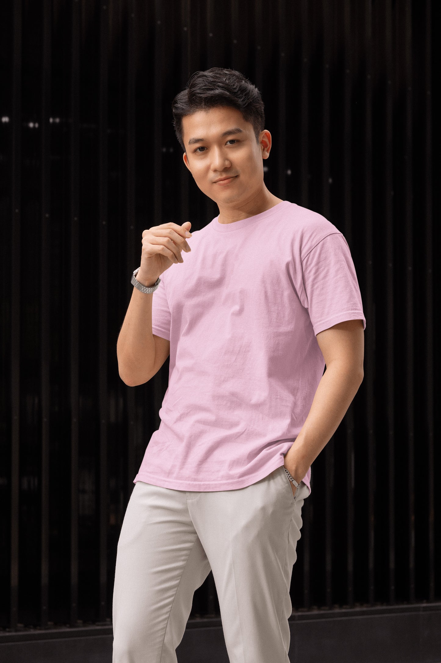 Men's Classic Fit T-Shirt - Light Pink | The OddBall Wagon