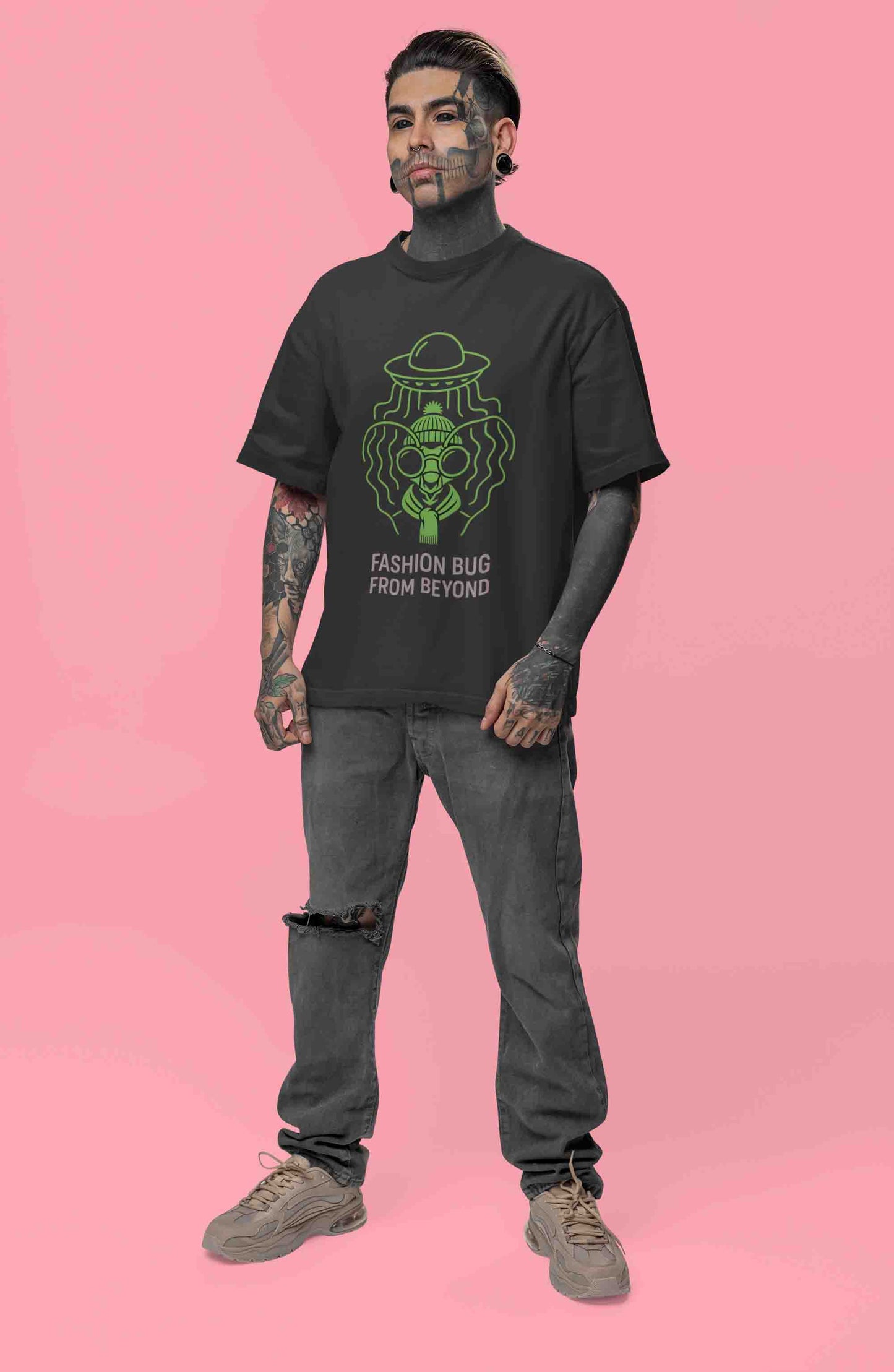 Fashion Bug From Beyond - Men Oversized Tee