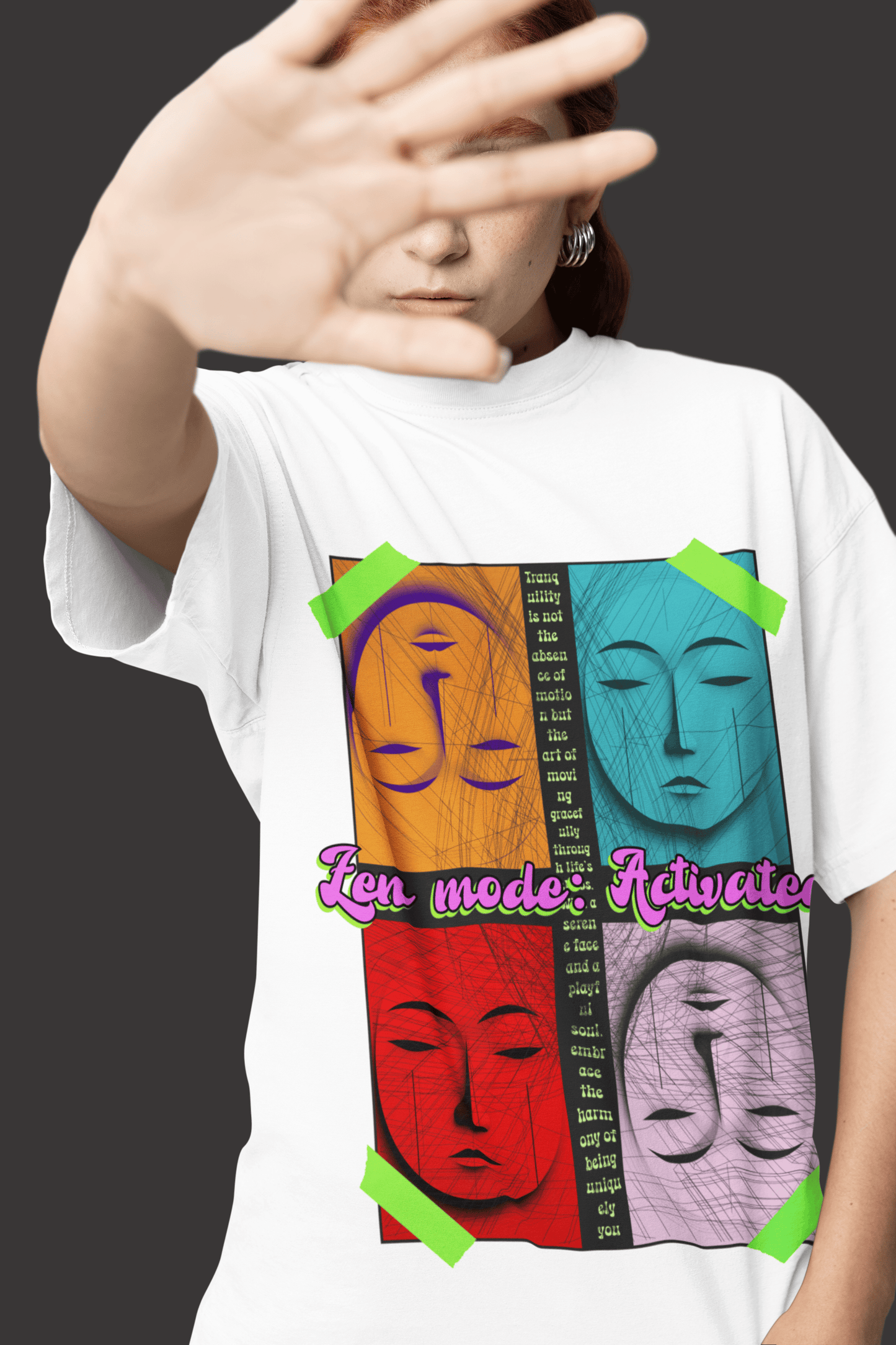 Zen Mode Oversized T-Shirt | The OddBall Wagon