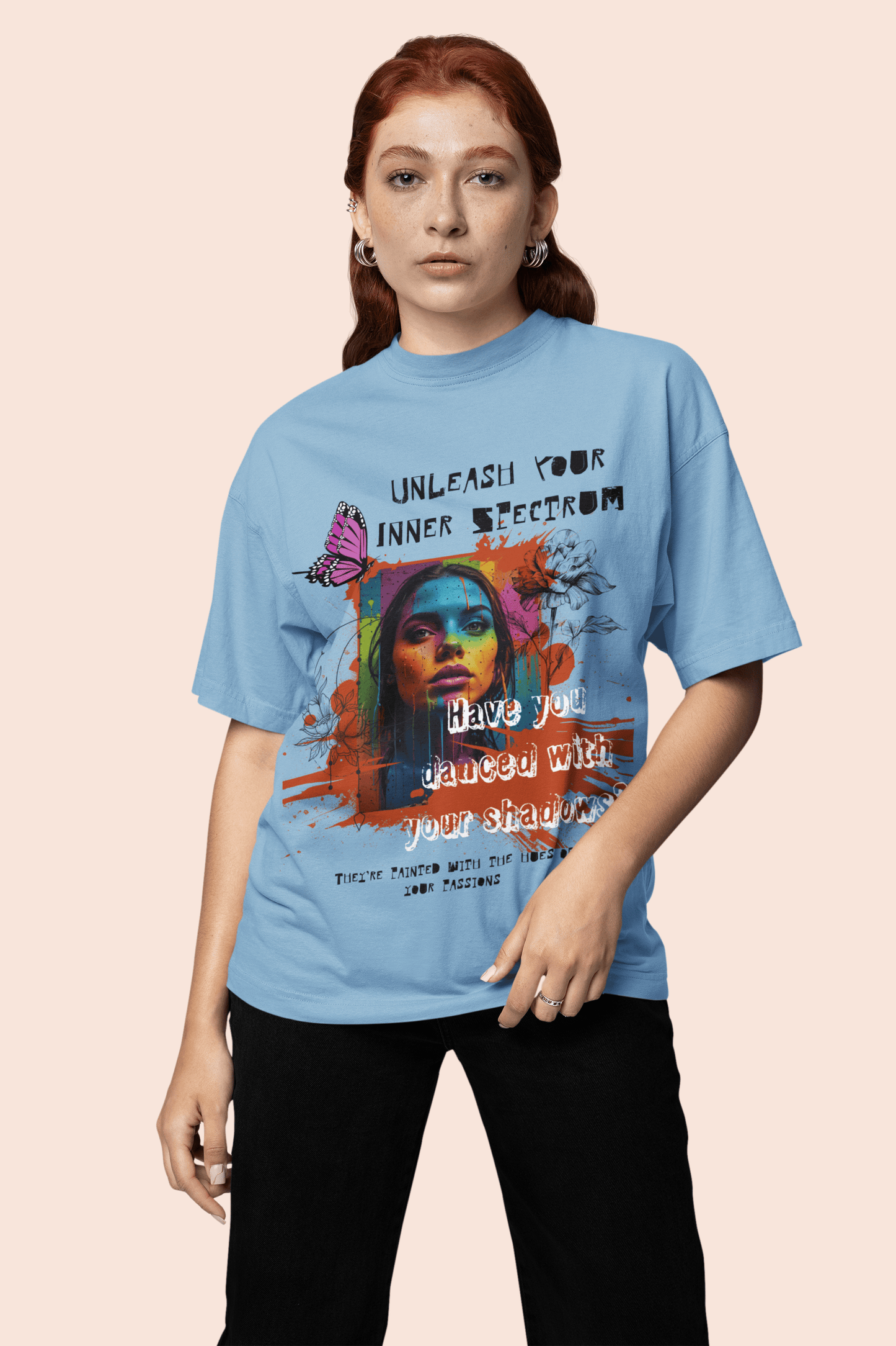 Unleash Your Inner Spectrum Oversized T-Shirt | The OddBall Wagon