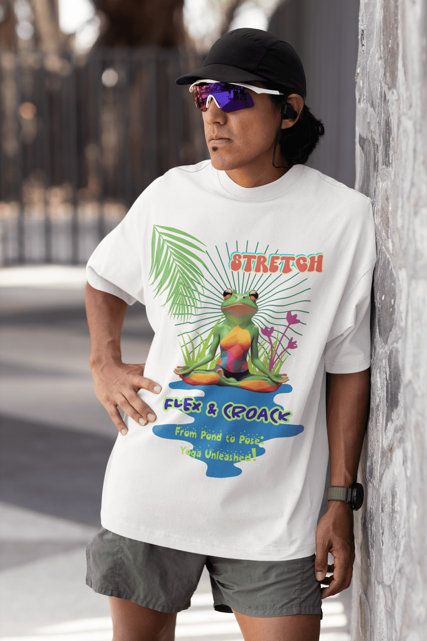 Stretch, Flex & Croak Yoga T-Shirt | The OddBall Wagon