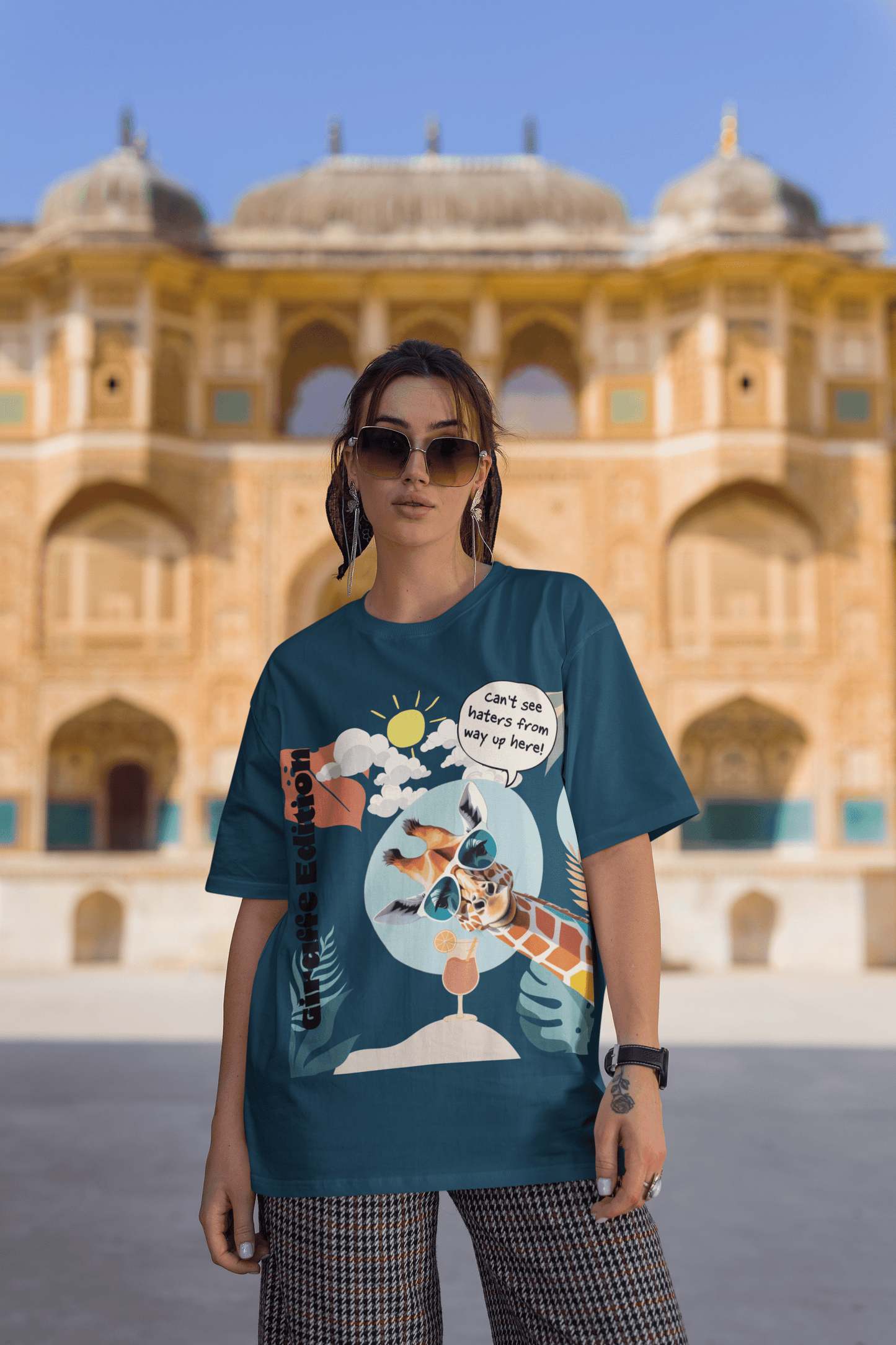 Giraffe Edition Oversized T-Shirt | The OddBall Wagon