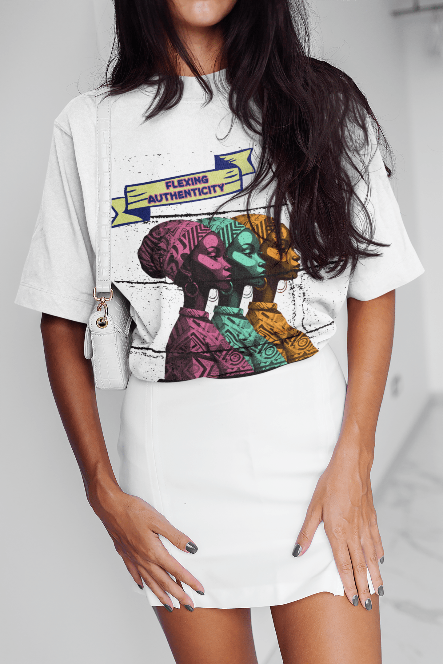 Flexing Authenticity Oversized T-Shirt | The OddBall Wagon