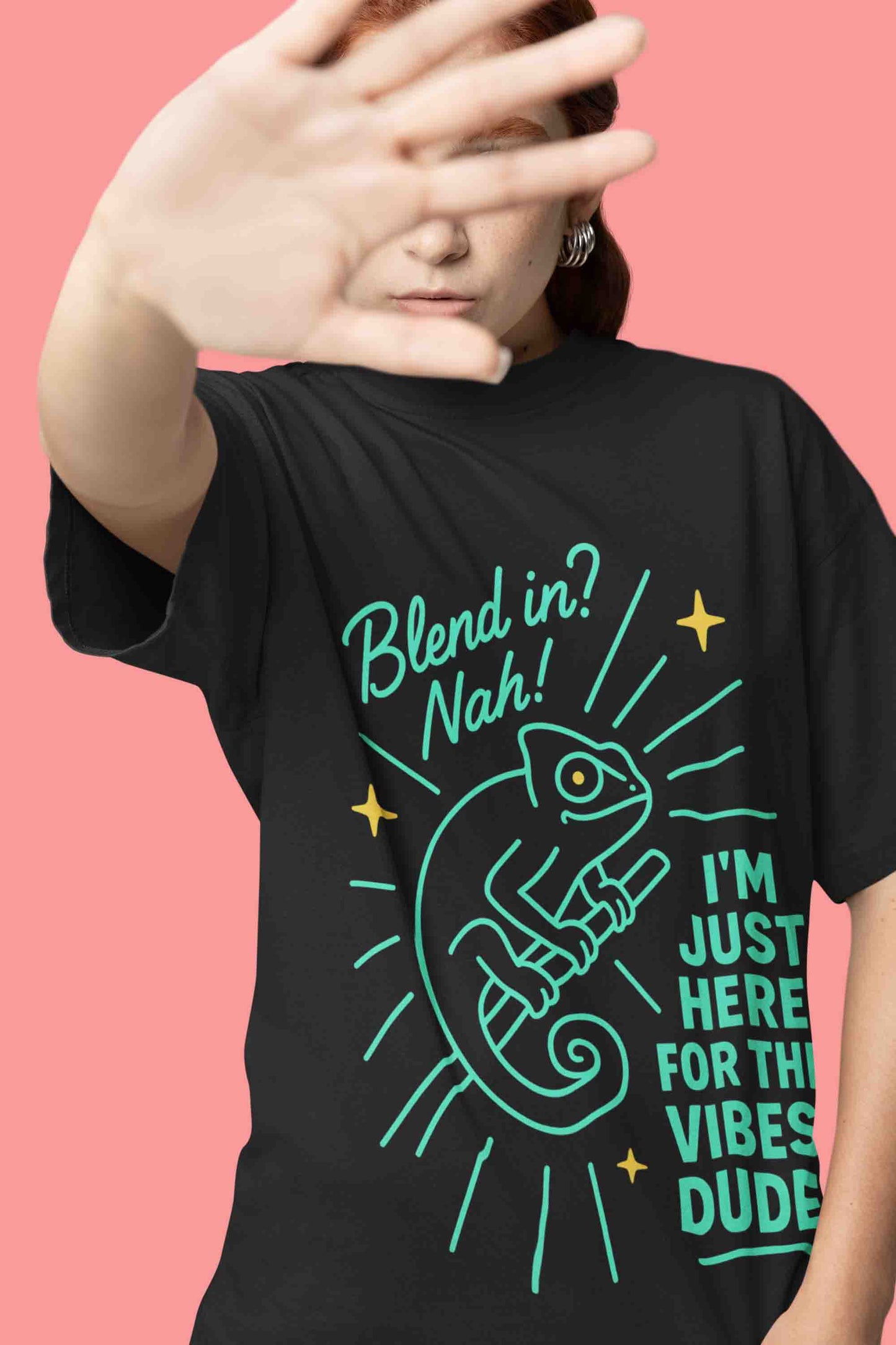 Blend In? Nah. Women Oversized Tee