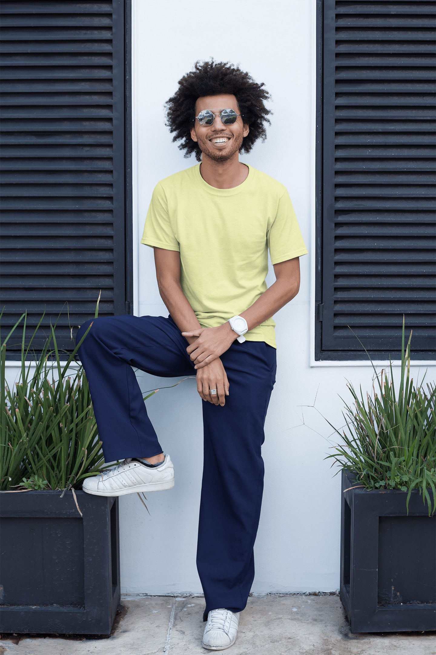 Men's Classic Fit T-Shirt - Butter Yellow | The OddBall Wagon