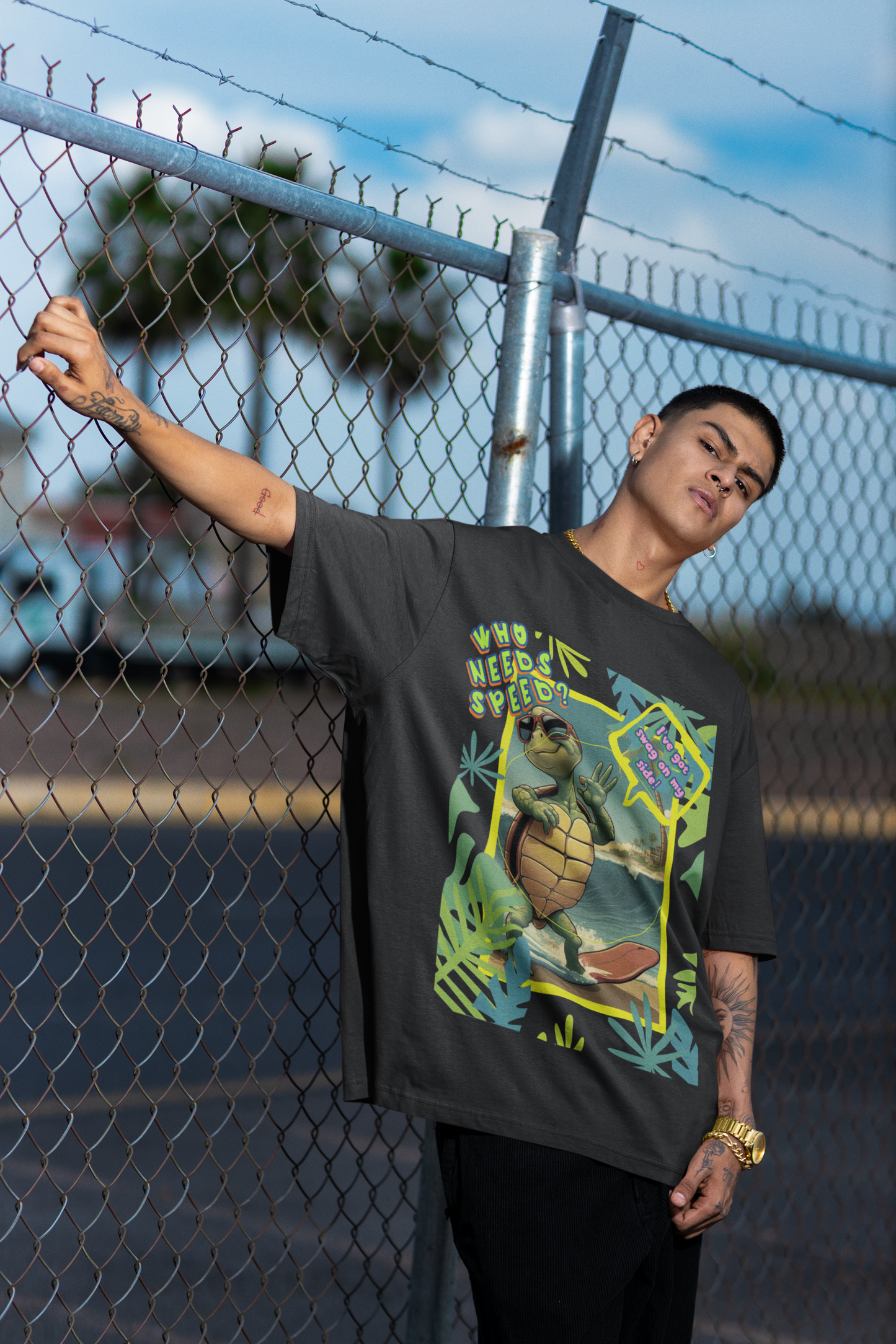 Who Needs Speed? Oversized T-Shirt | The OddBall Wagon
