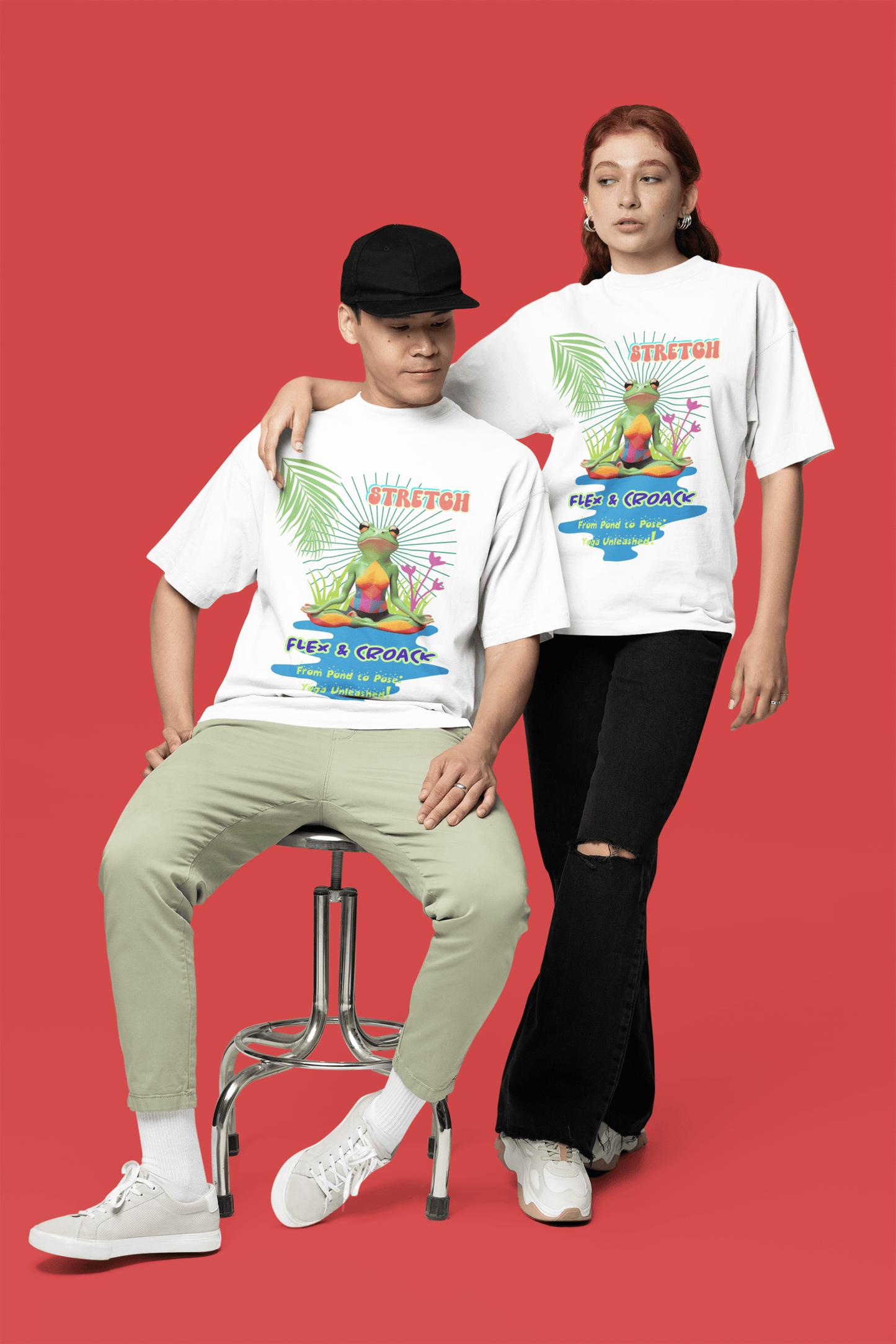Stretch, Flex & Croak Yoga T-Shirt | The OddBall Wagon