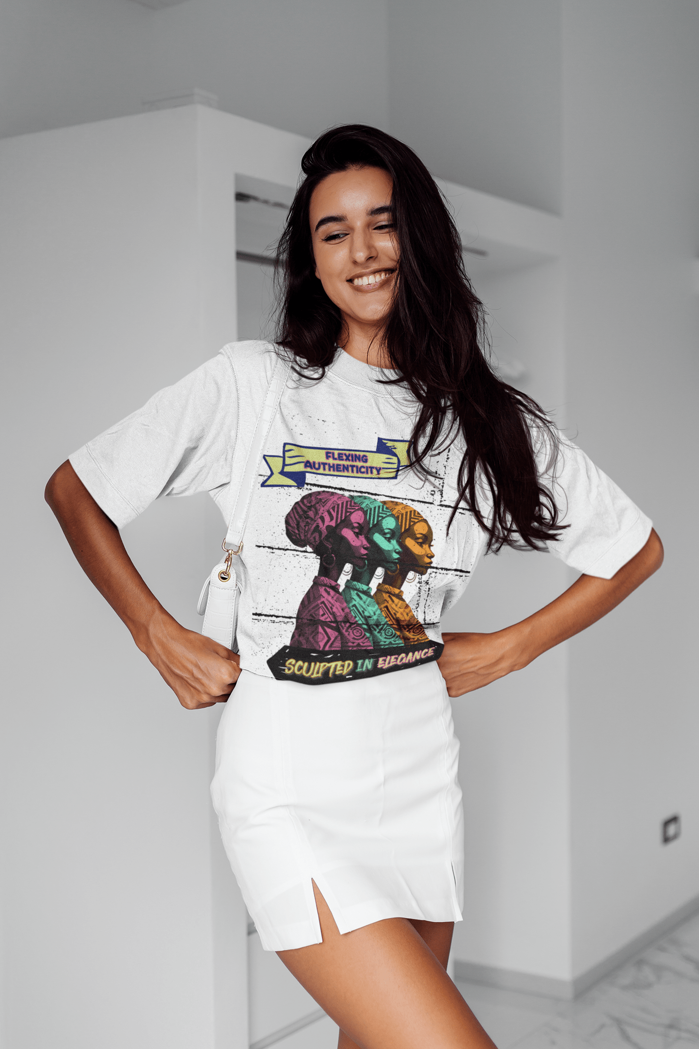 Flexing Authenticity Oversized T-Shirt | The OddBall Wagon
