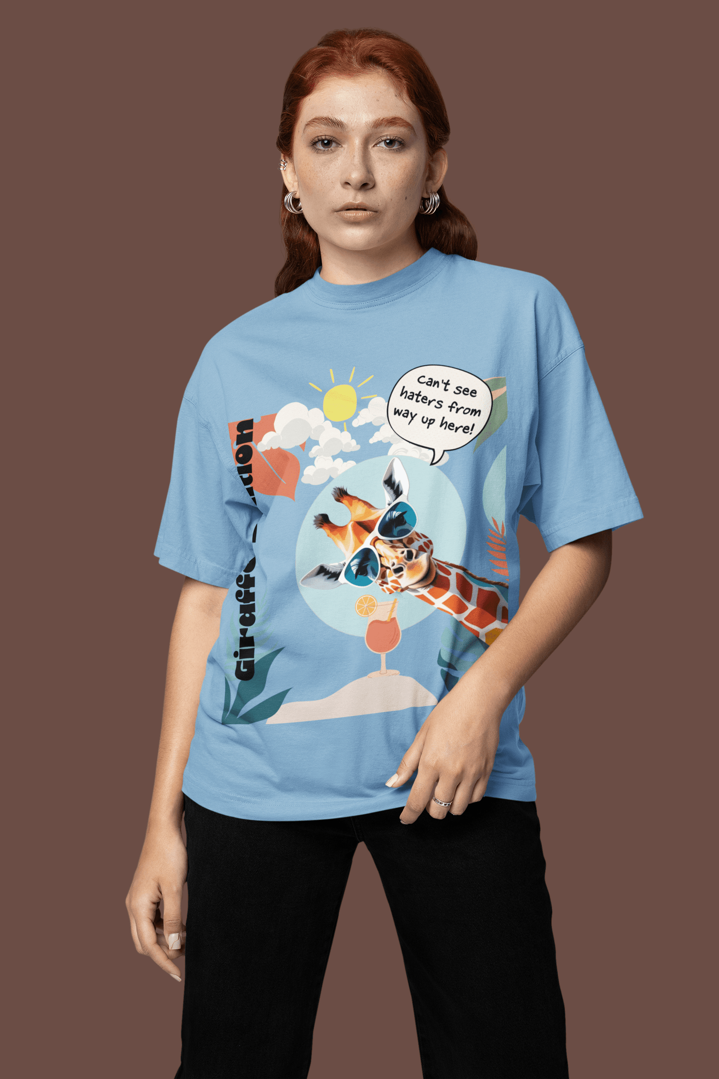 Giraffe Edition Oversized T-Shirt | The OddBall Wagon