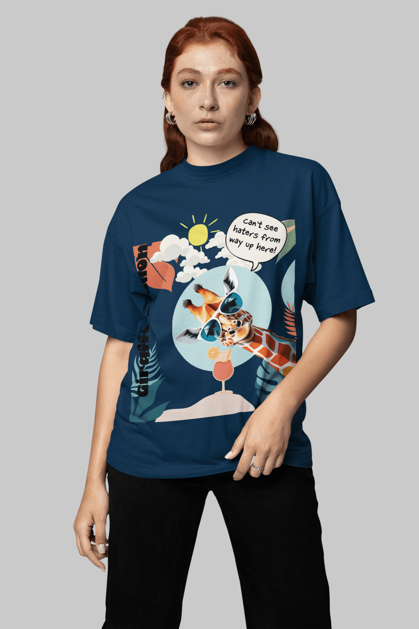 Giraffe Edition Oversized T-Shirt | The OddBall Wagon