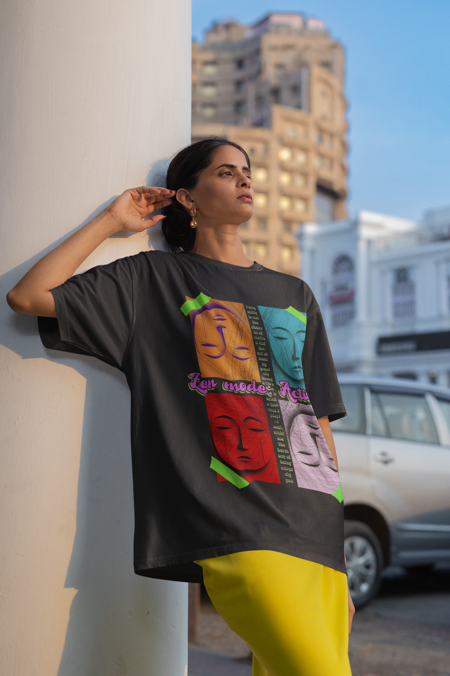 Zen Mode Oversized T-Shirt | The OddBall Wagon
