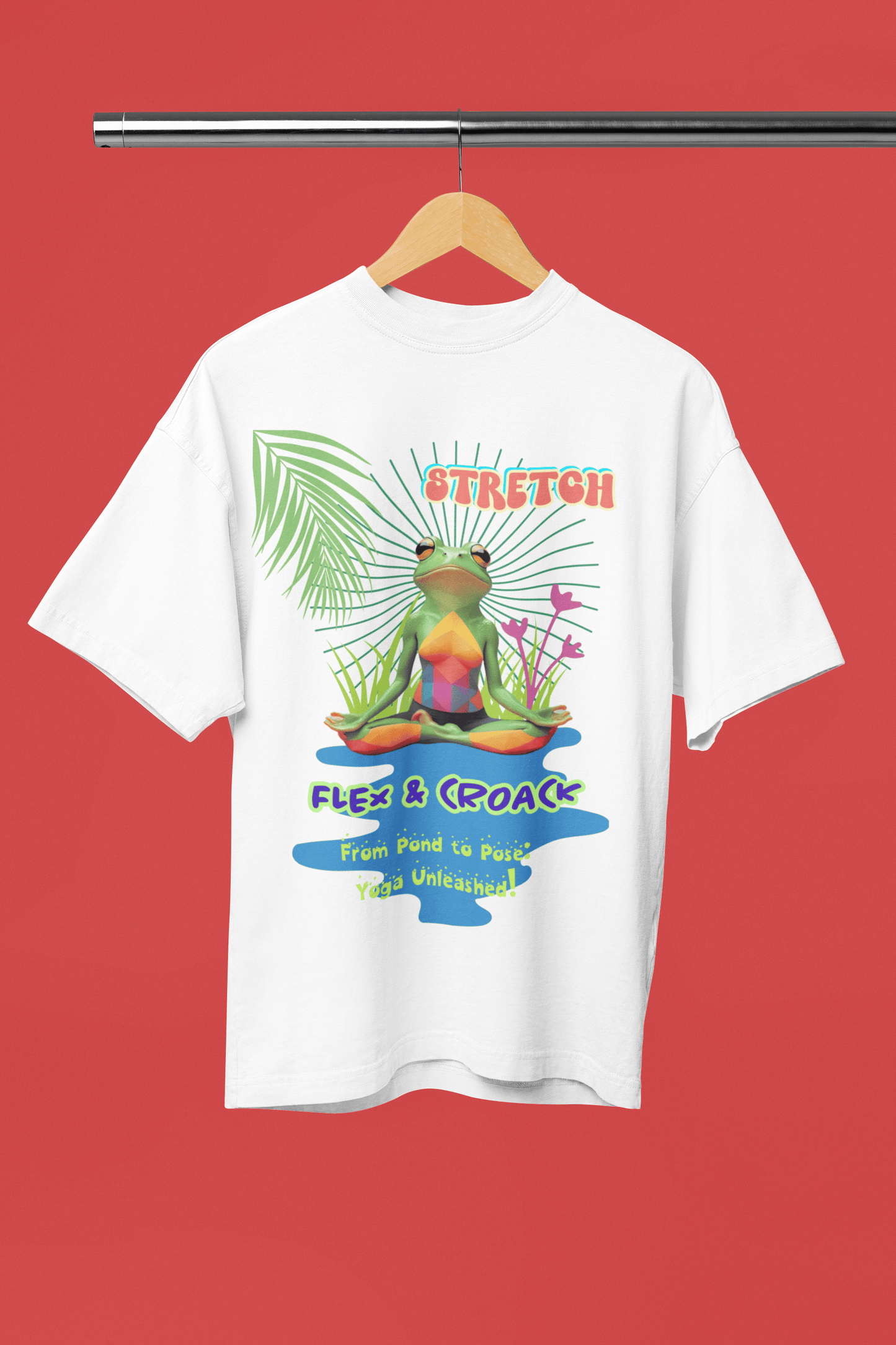 Stretch, Flex & Croak Yoga T-Shirt | The OddBall Wagon