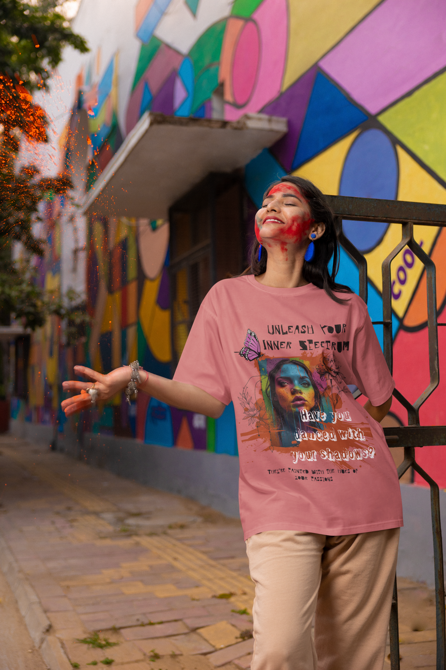 Unleash Your Inner Spectrum Oversized T-Shirt | The OddBall Wagon