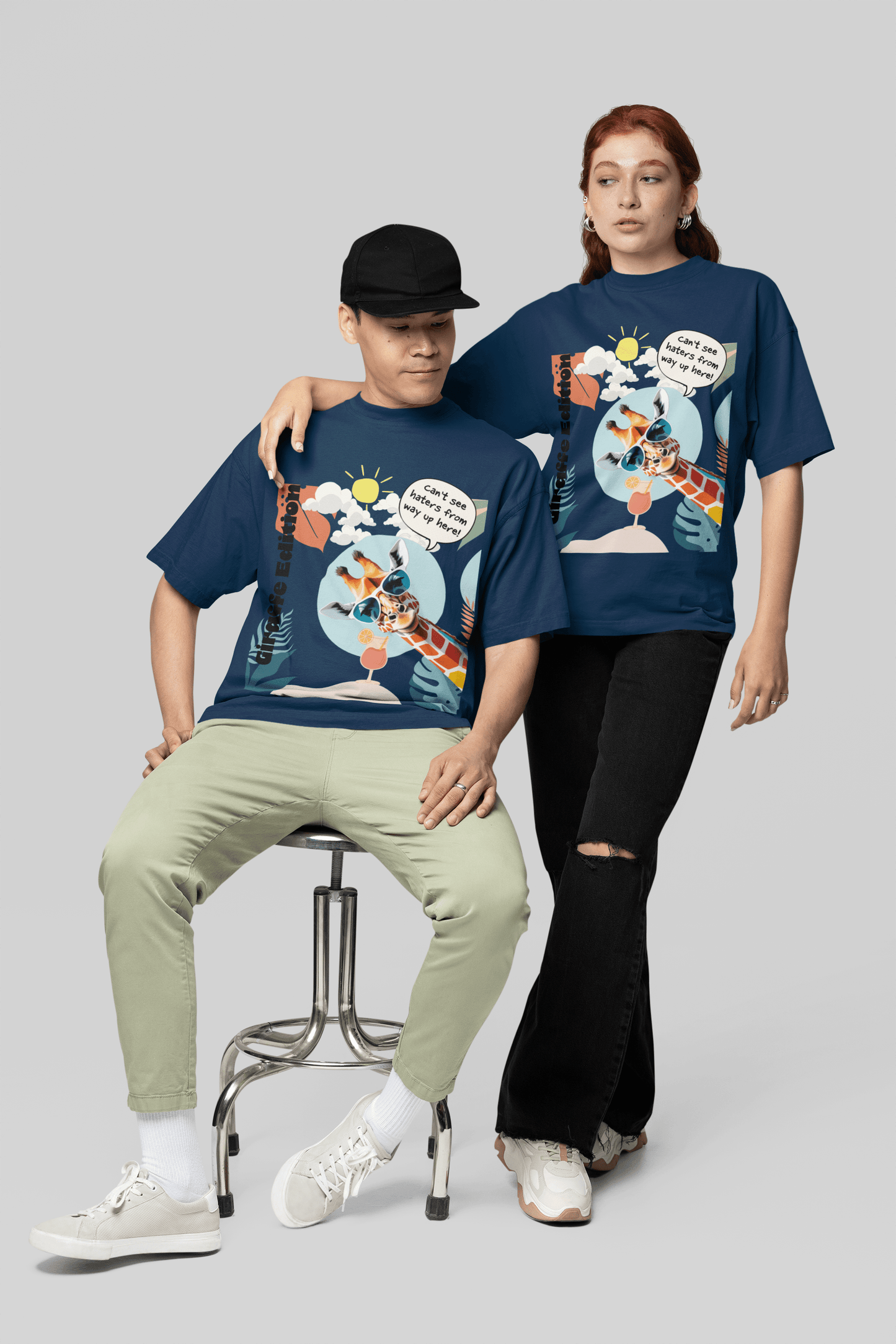 Giraffe Edition Oversized T-Shirt | The OddBall Wagon