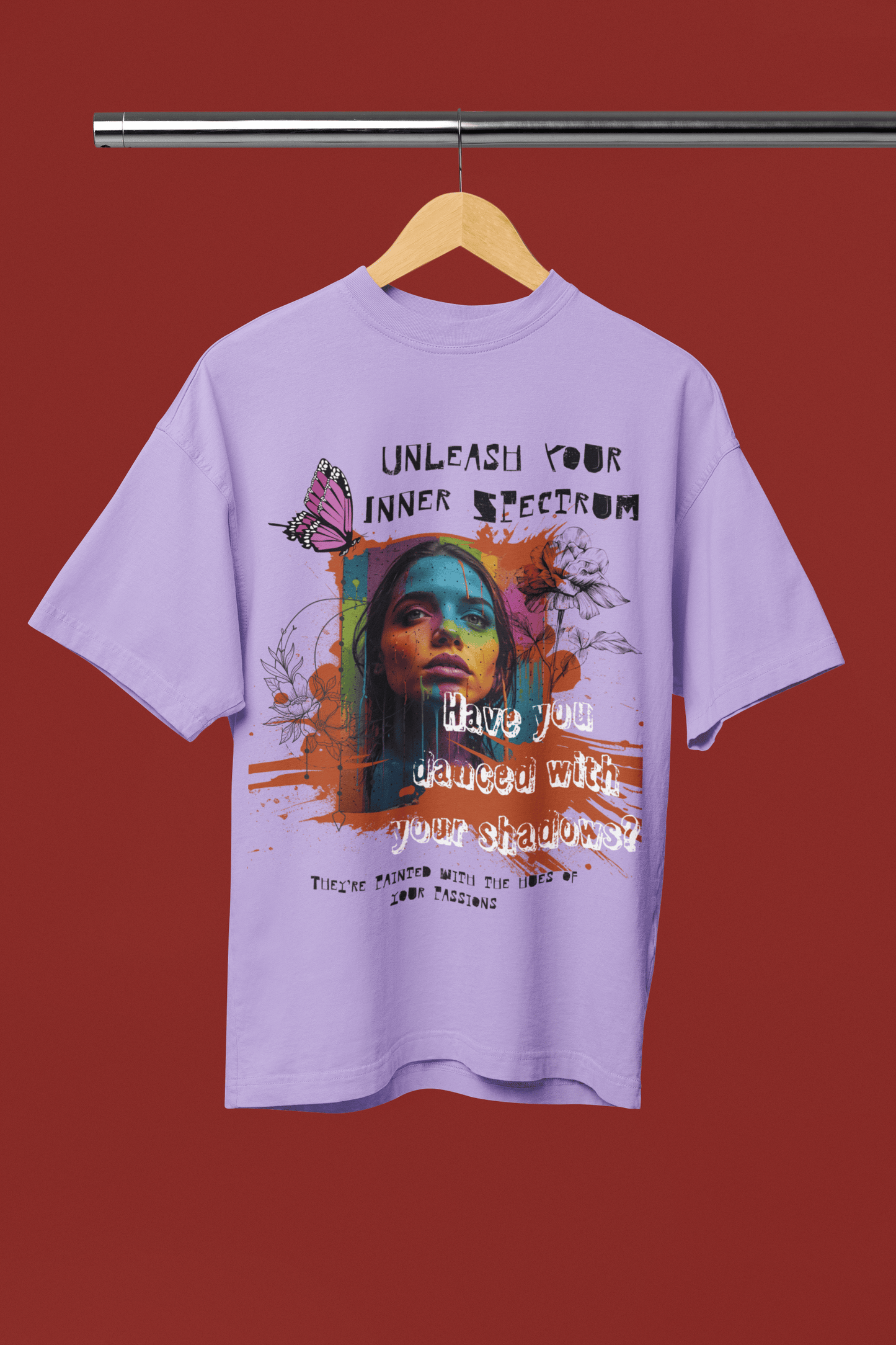 Unleash Your Inner Spectrum Oversized T-Shirt | The OddBall Wagon