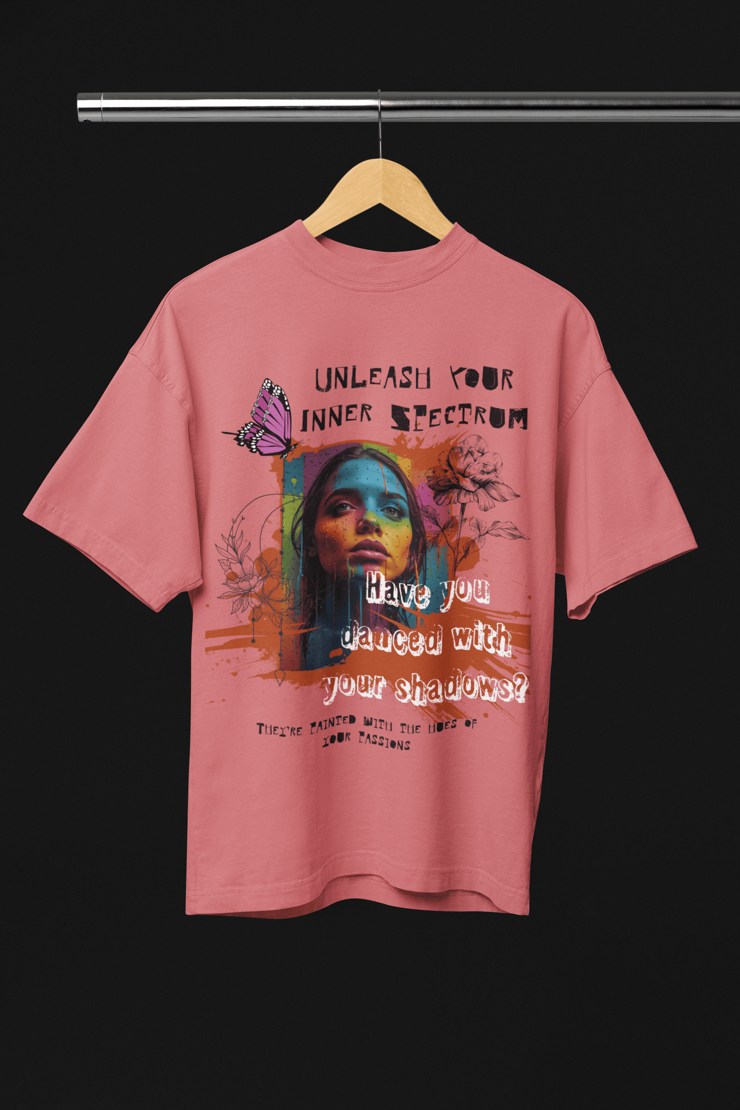 Unleash Your Inner Spectrum Oversized T-Shirt | The OddBall Wagon