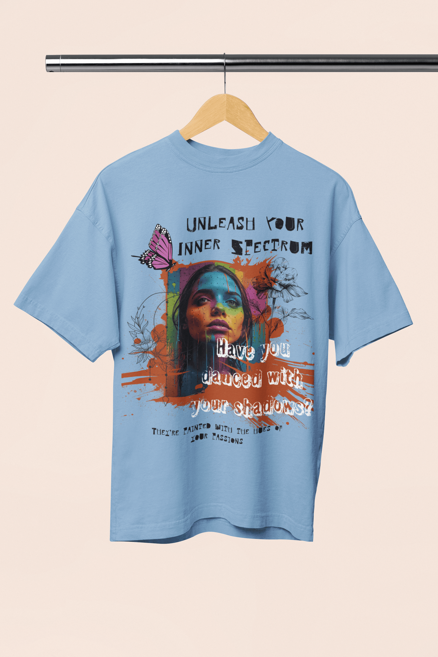 Unleash Your Inner Spectrum Oversized T-Shirt | The OddBall Wagon